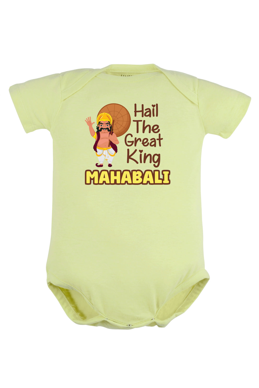 Hail The Great King Mahabali Baby Romper | Onesies