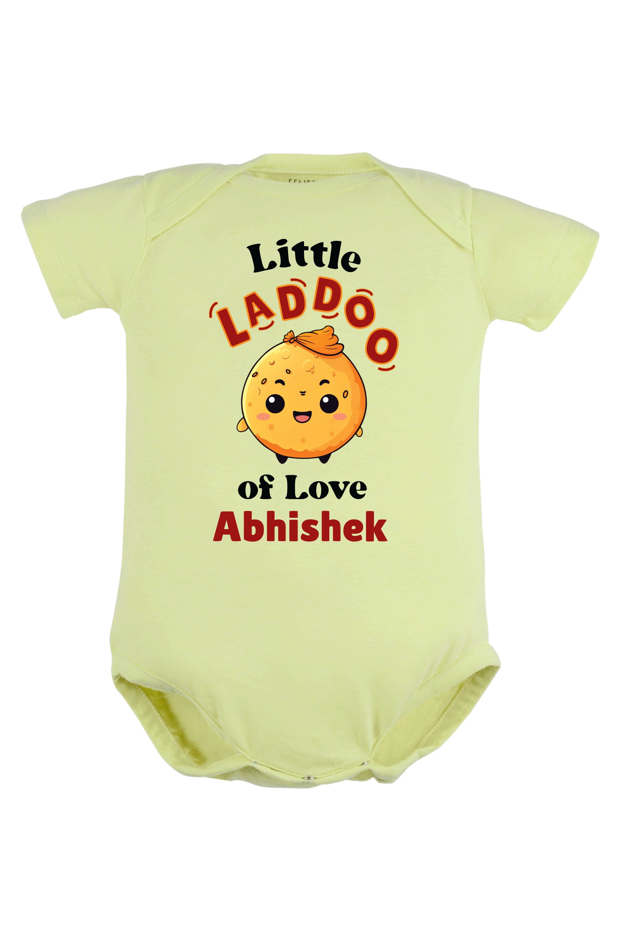 Little Laddoo Of Love Baby Romper | Onesies w/ Custom Name