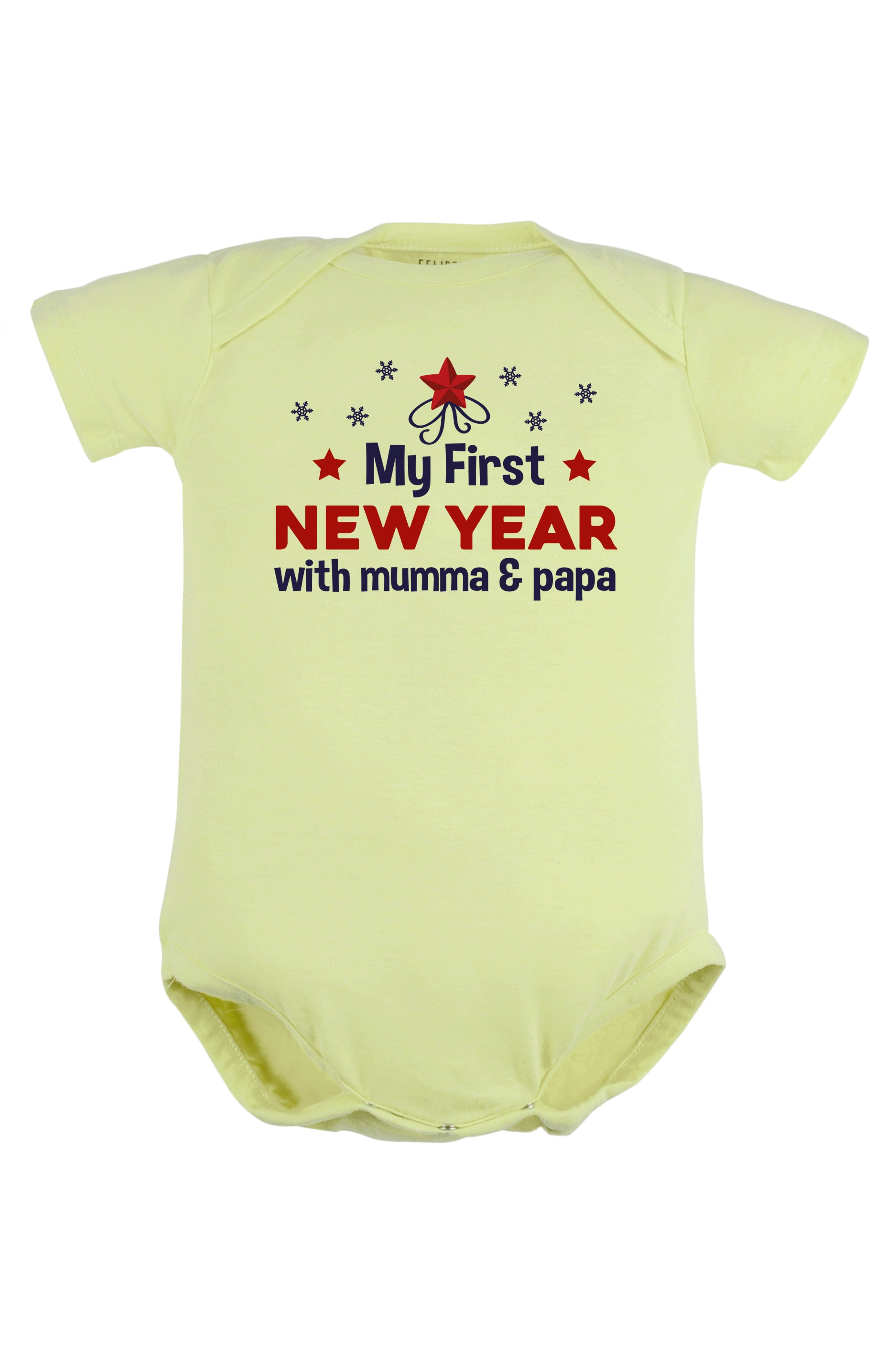 My First New Year With Mumma & Papa Baby Romper | Onesies