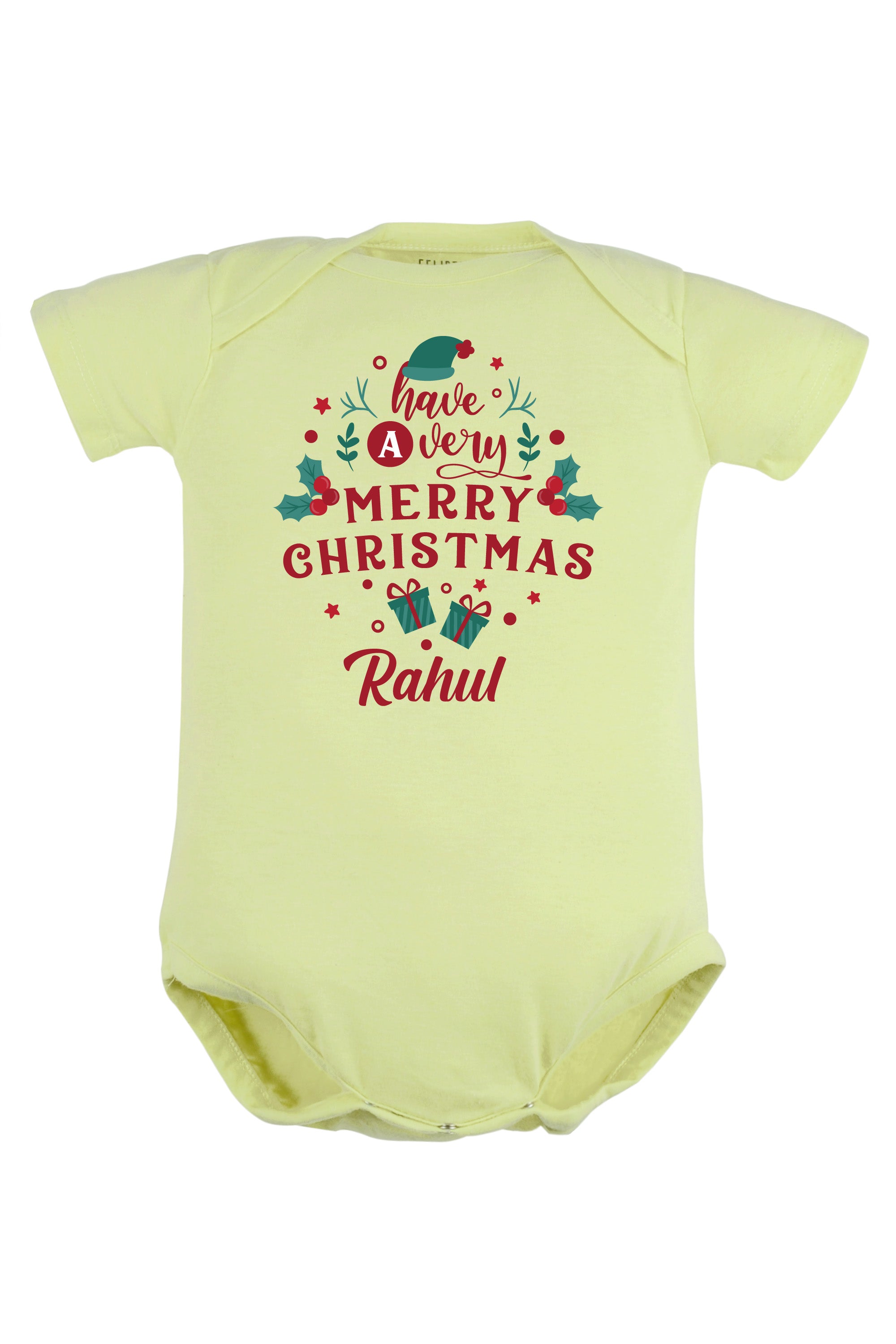 Have A Very Merry Christmas Baby Romper | Onesies w/ Custom Name