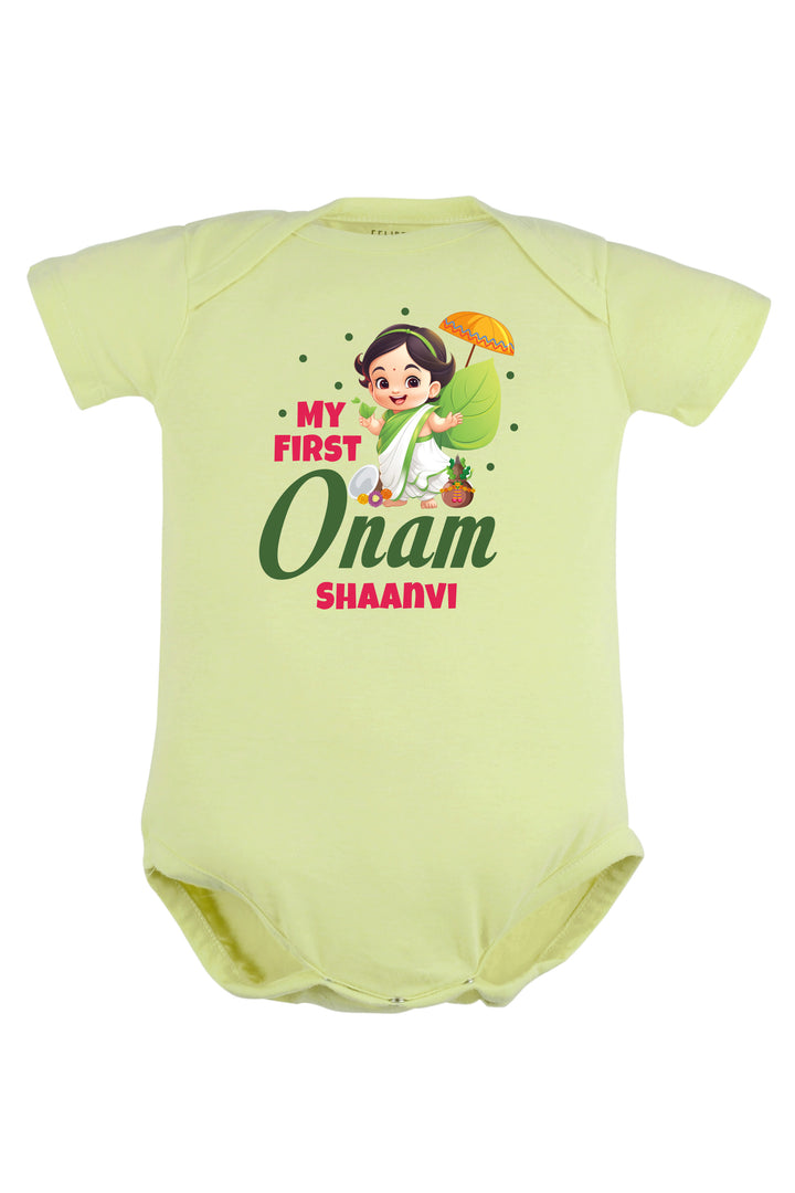 My First Onam Baby Romper | Onesies w/ Custom Name