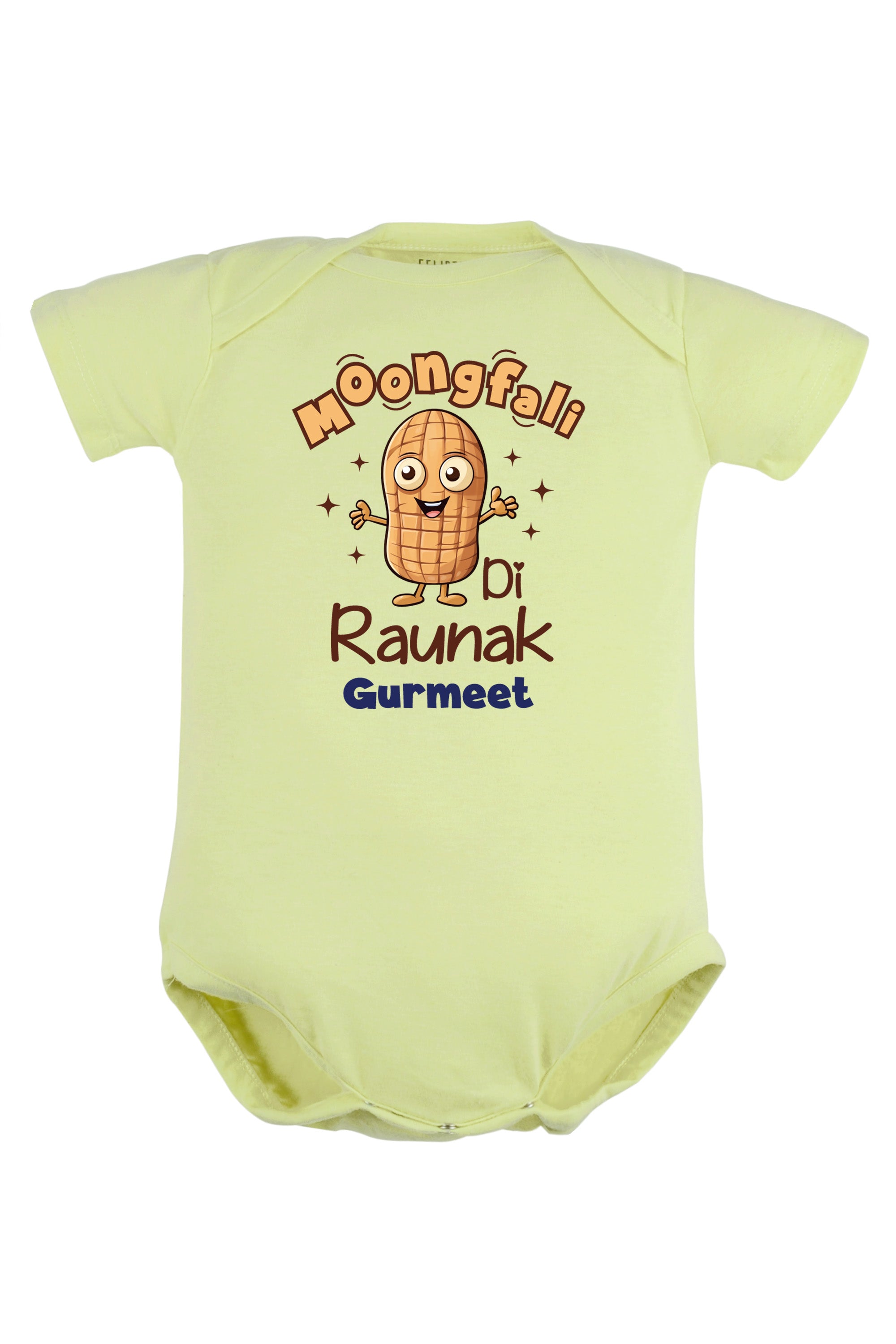 Moongfali Di Raunak Baby Romper | Onesies w/ Custom Name