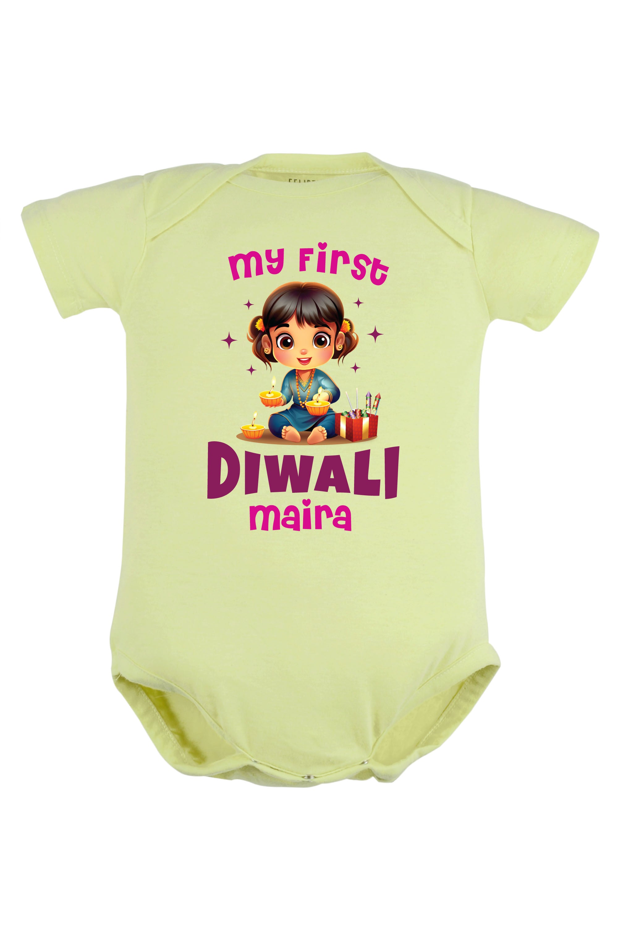 My First Diwali Baby Romper | Onesies w/ Custom Name