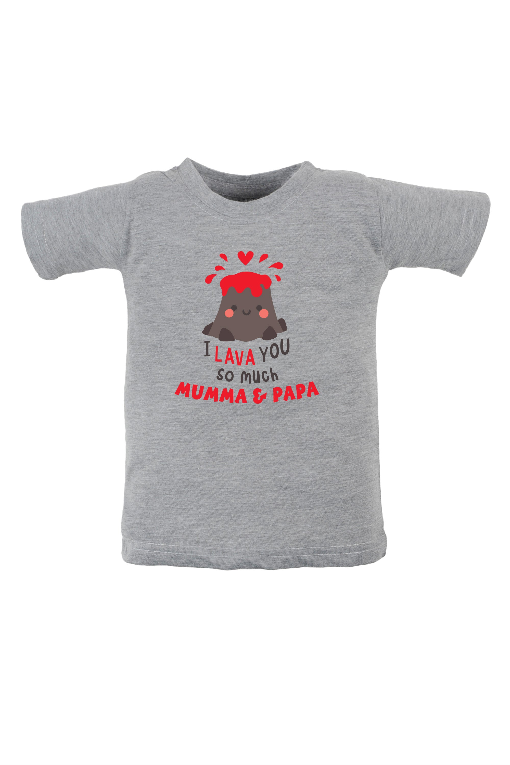 I Lava You So Much Mumma & Papa Kids T Shirt