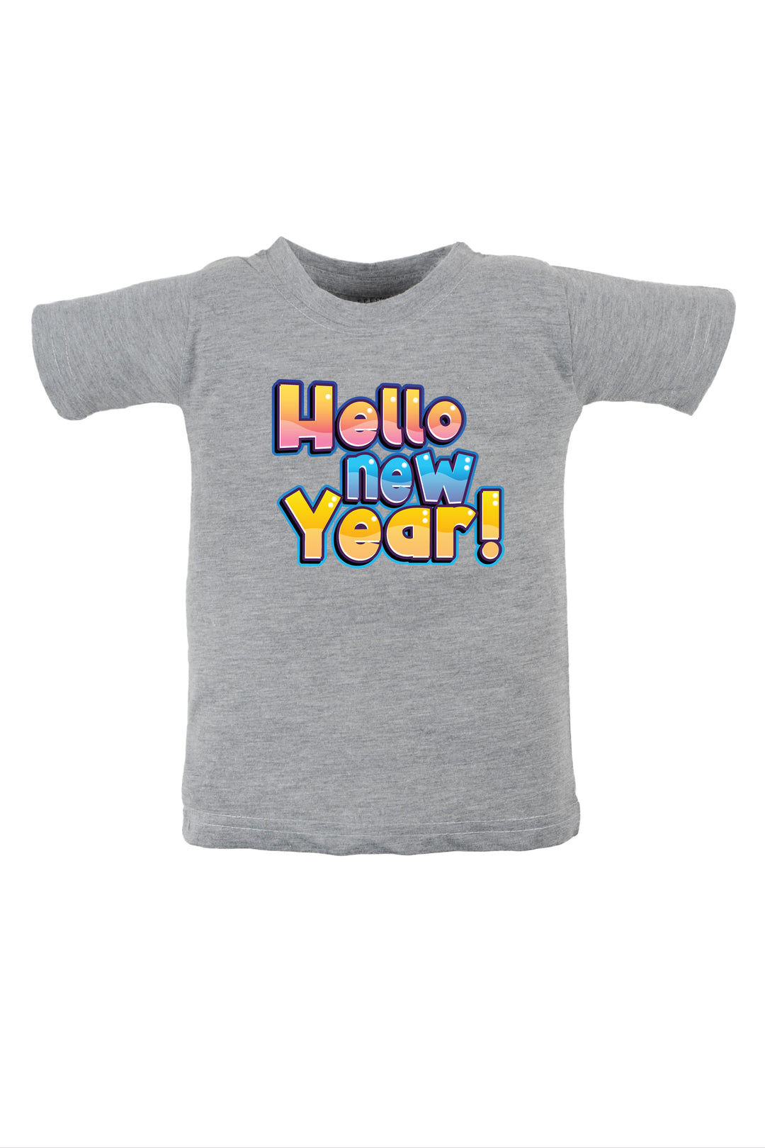 Happy New Year Multicolor Kids T Shirt