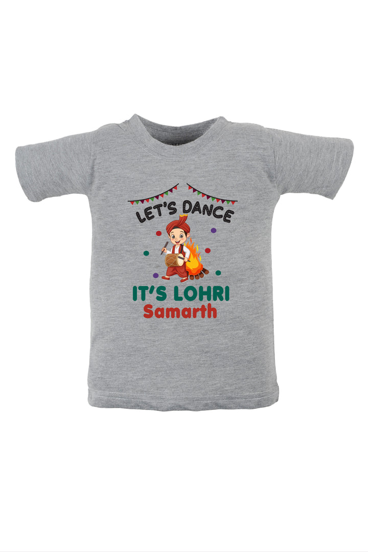 Let's Dance It's Lohri Kids T Shirt w/ Custom Name