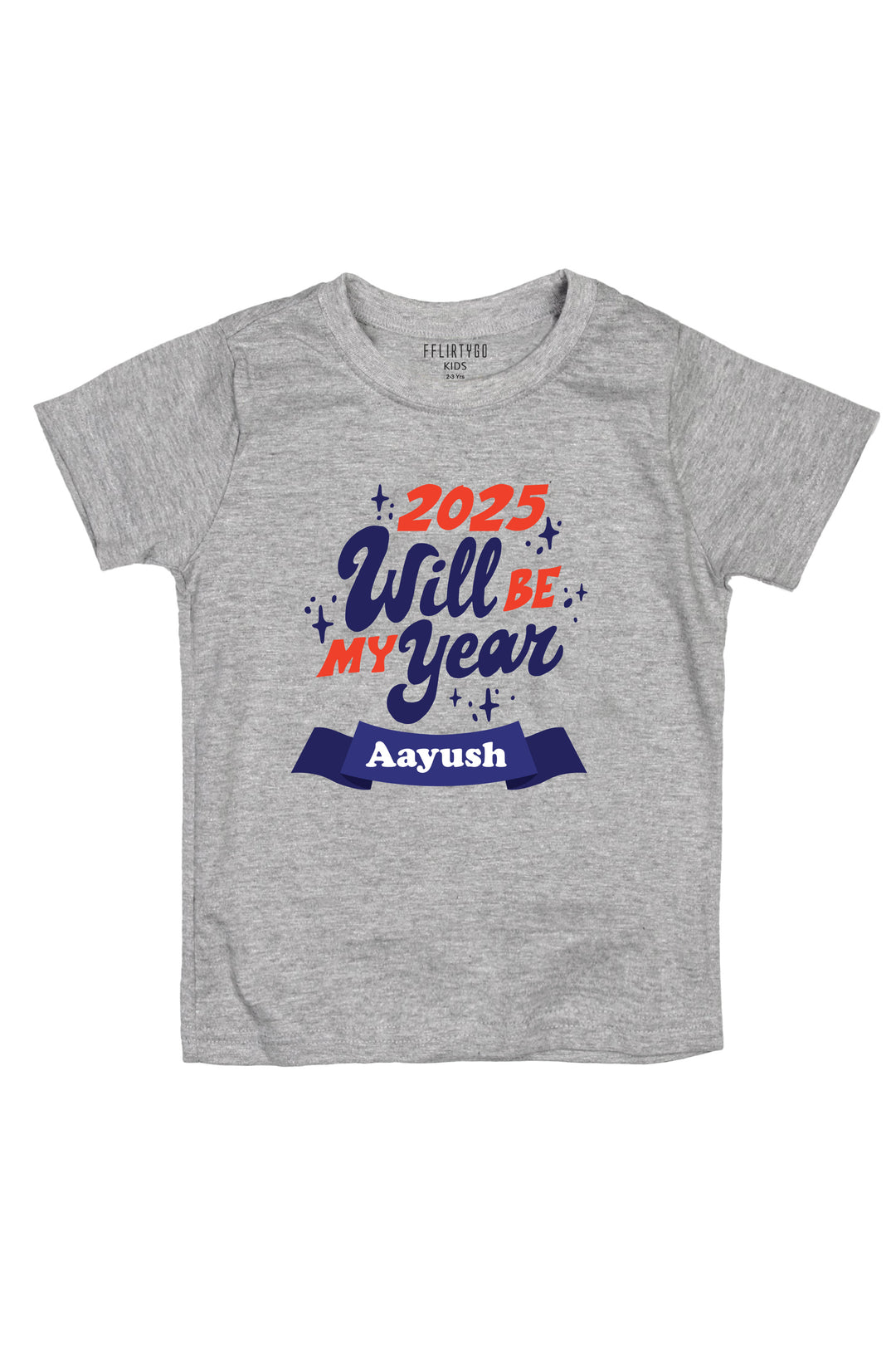 2025 Will Be My Year Kids T Shirt w/ Custom Name