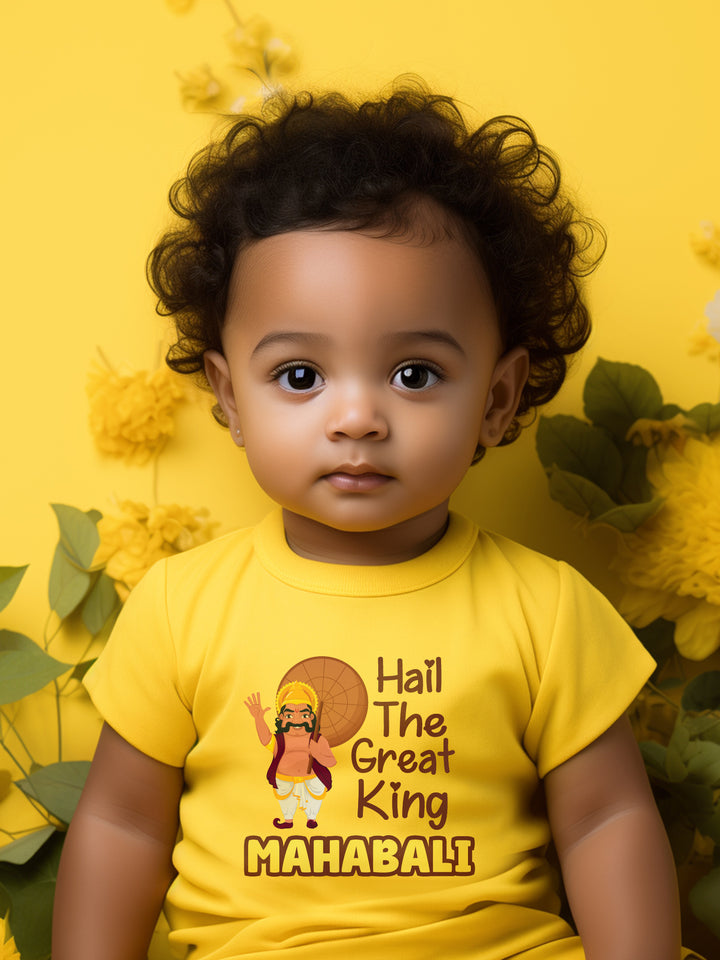 Hail The Great King Mahabali Kids T Shirt