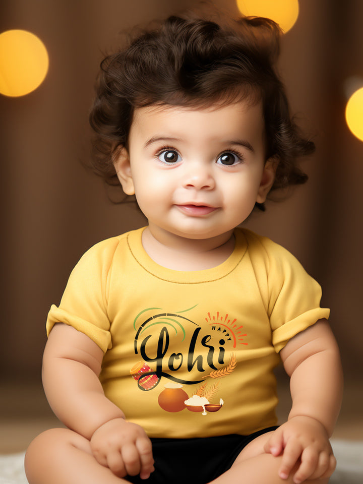 Happy Lohri Kids T Shirt