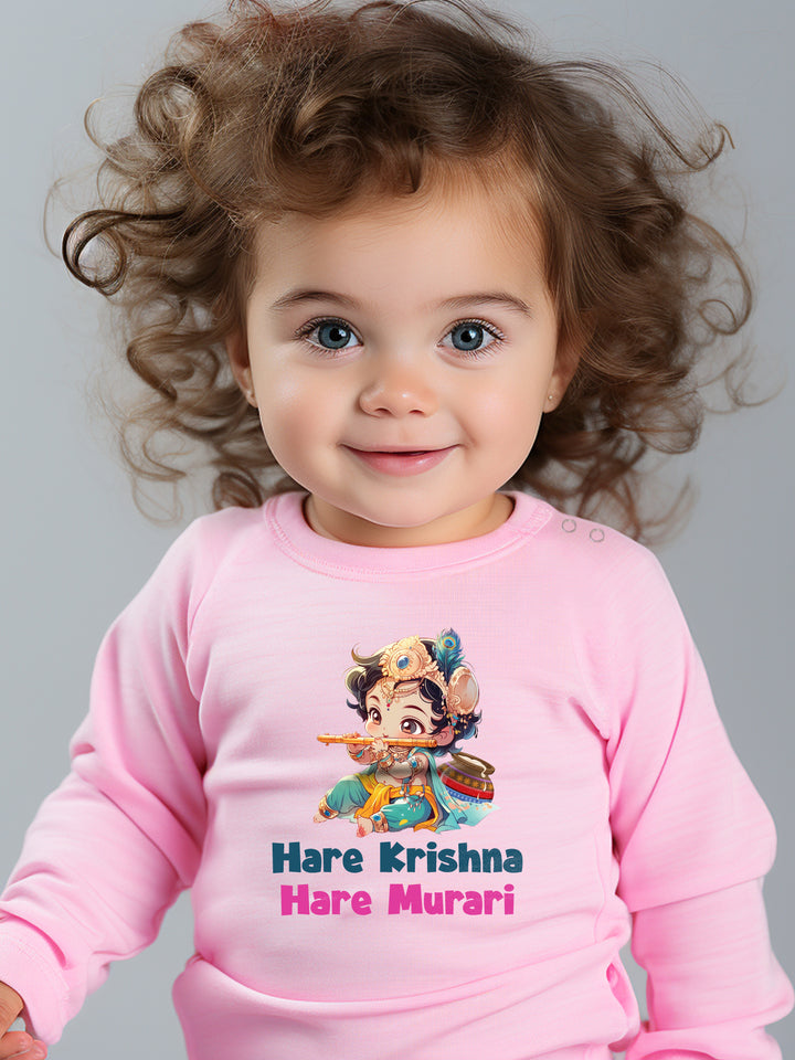 Hare Krishna Hare Murari Baby Romper | Onesies