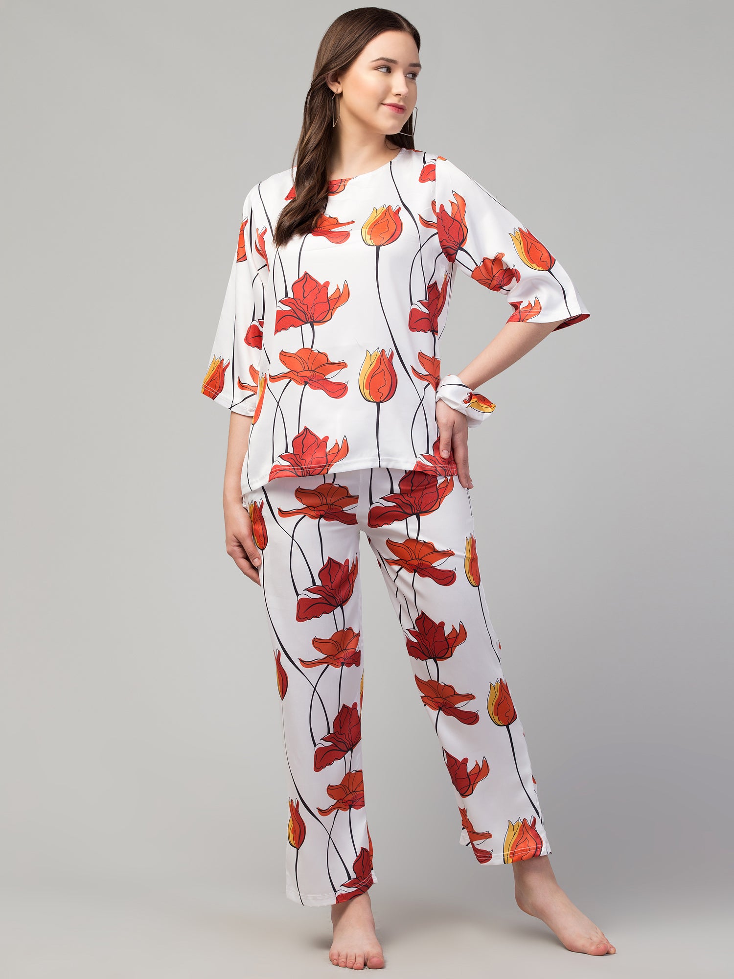 Floral Cascade Nightwear Set