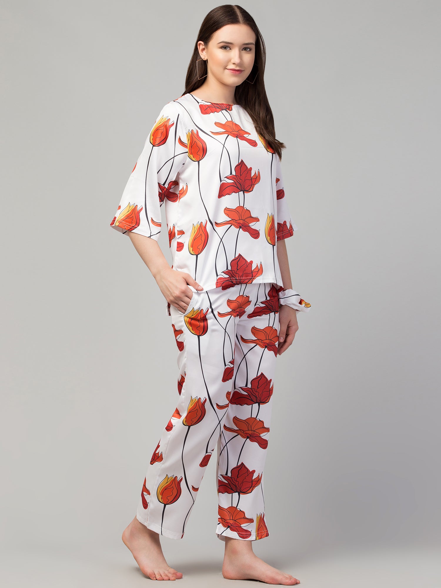 Floral Cascade Nightwear Set