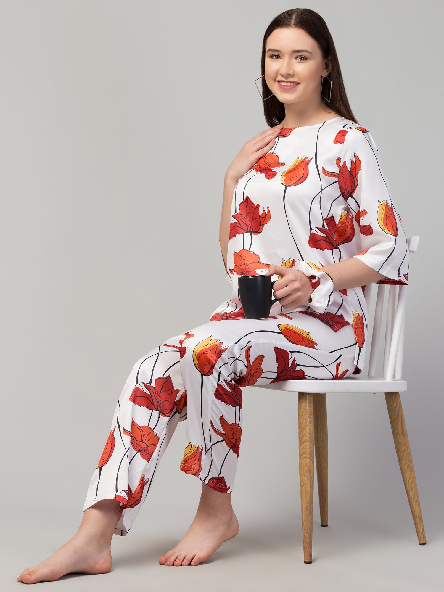 Floral Cascade Nightwear Set