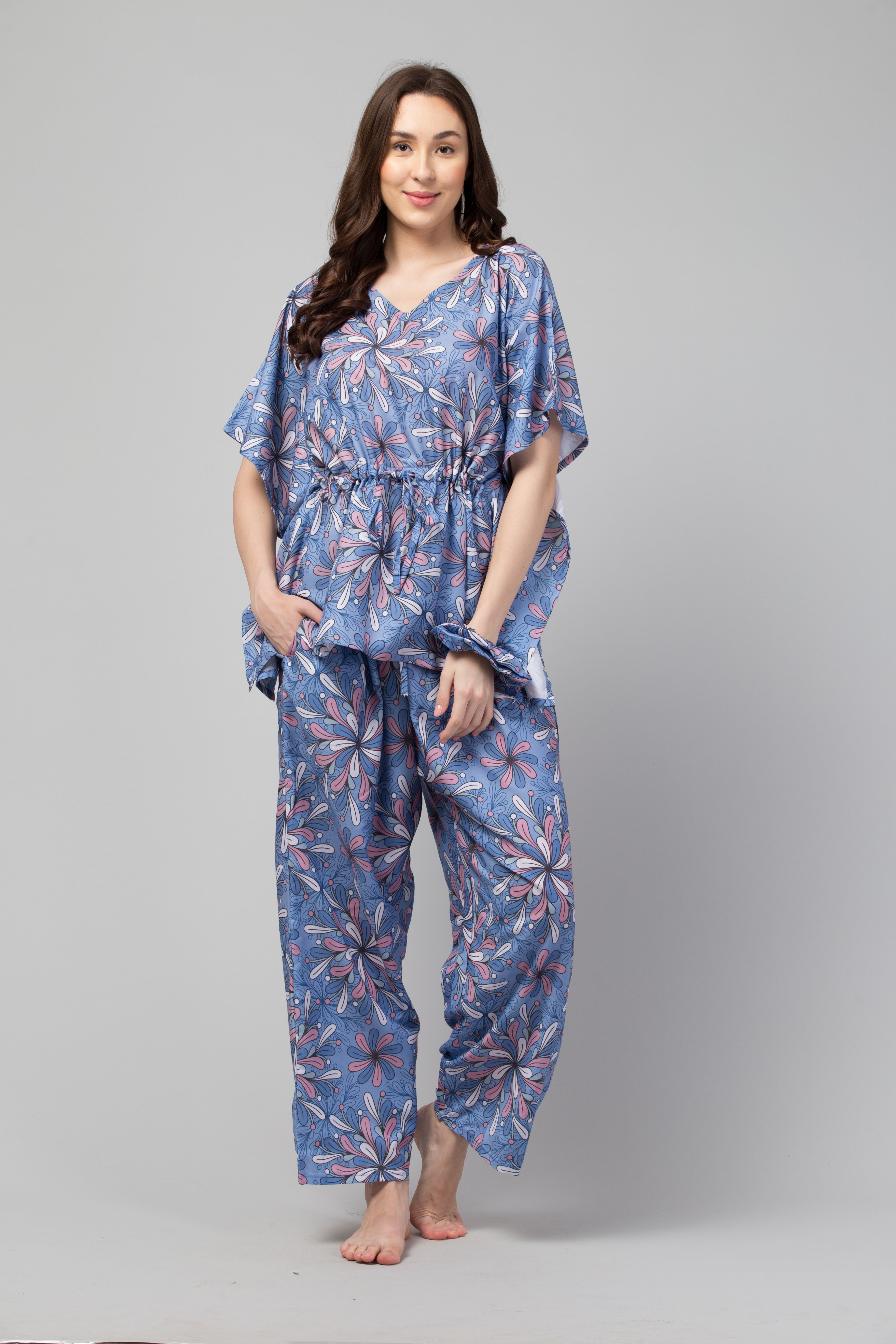 Modular Mosaic Kaftan Set