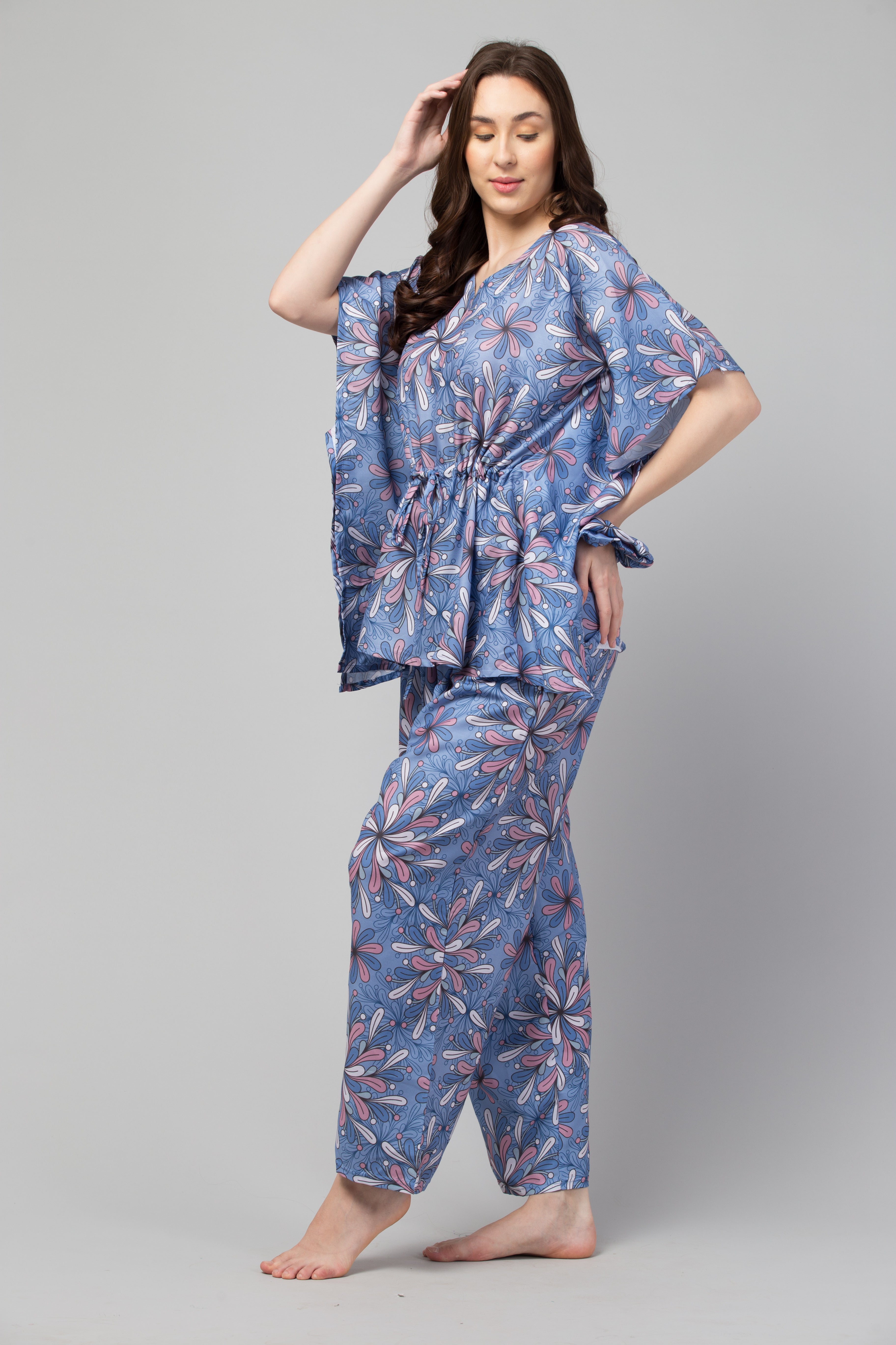 Modular Mosaic Kaftan Set