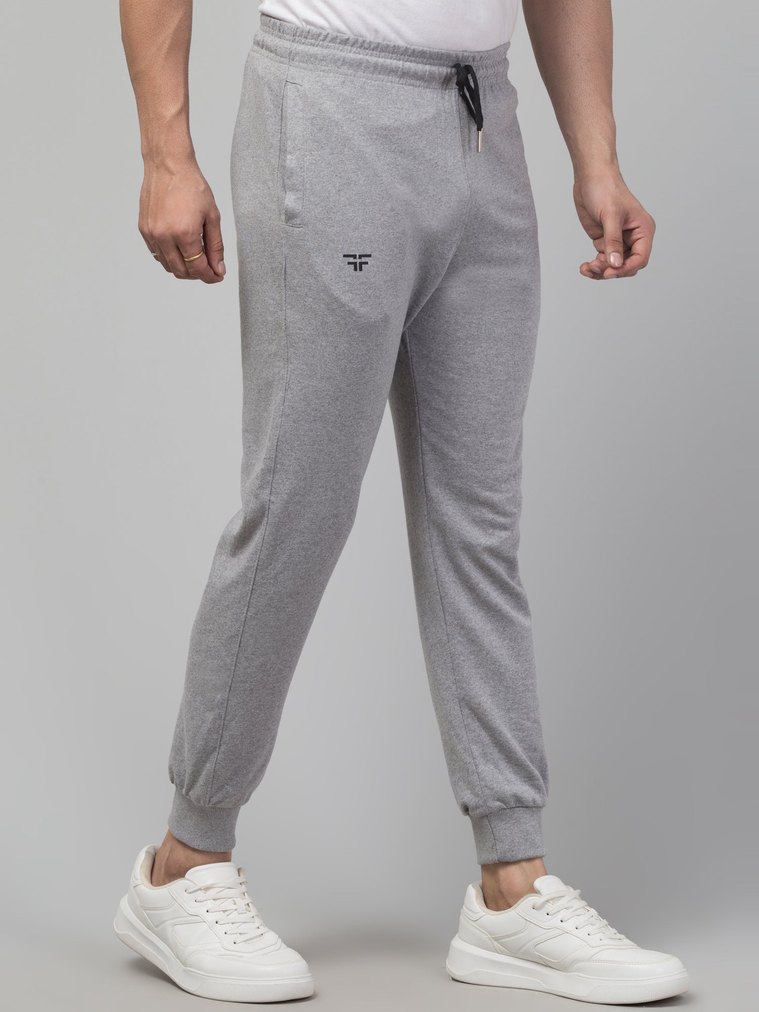 Grey Melange Joggers