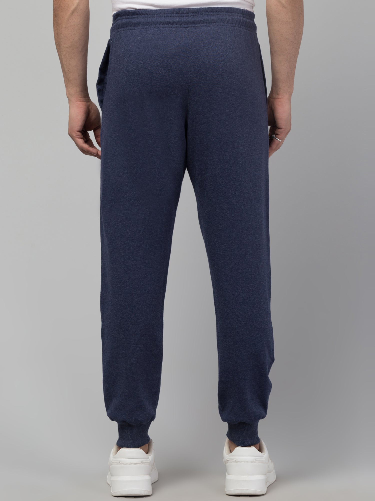 Blue Melange Joggers