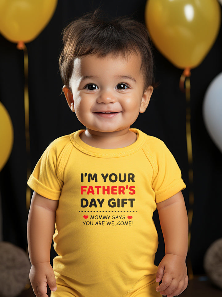 I'M Your Father's Day Gift Baby Romper | Onesies