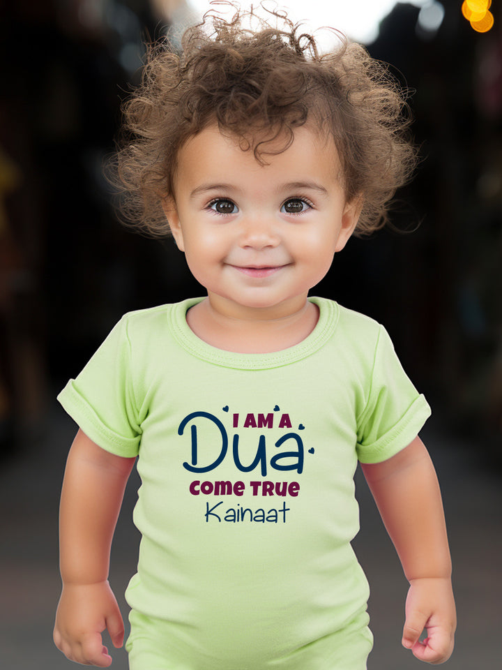 I Am A Dua Come True Baby Romper | Onesies w/ Custom Name