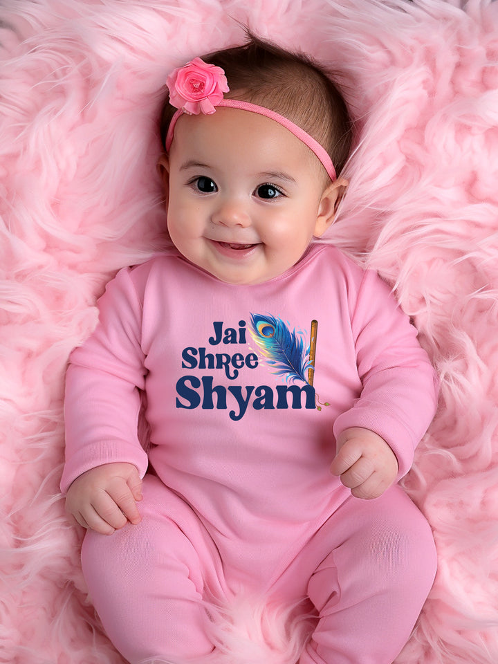 Jai Shree Shyam Baby Romper | Onesies