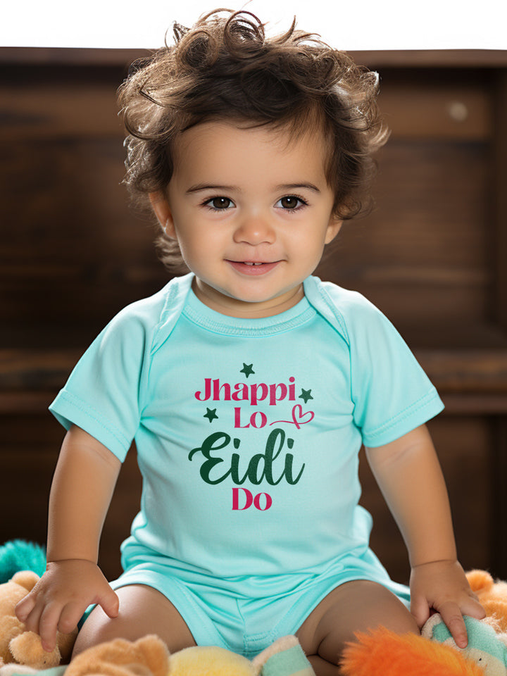 Jhappi Lo Eidi Do Baby Romper | Onesies