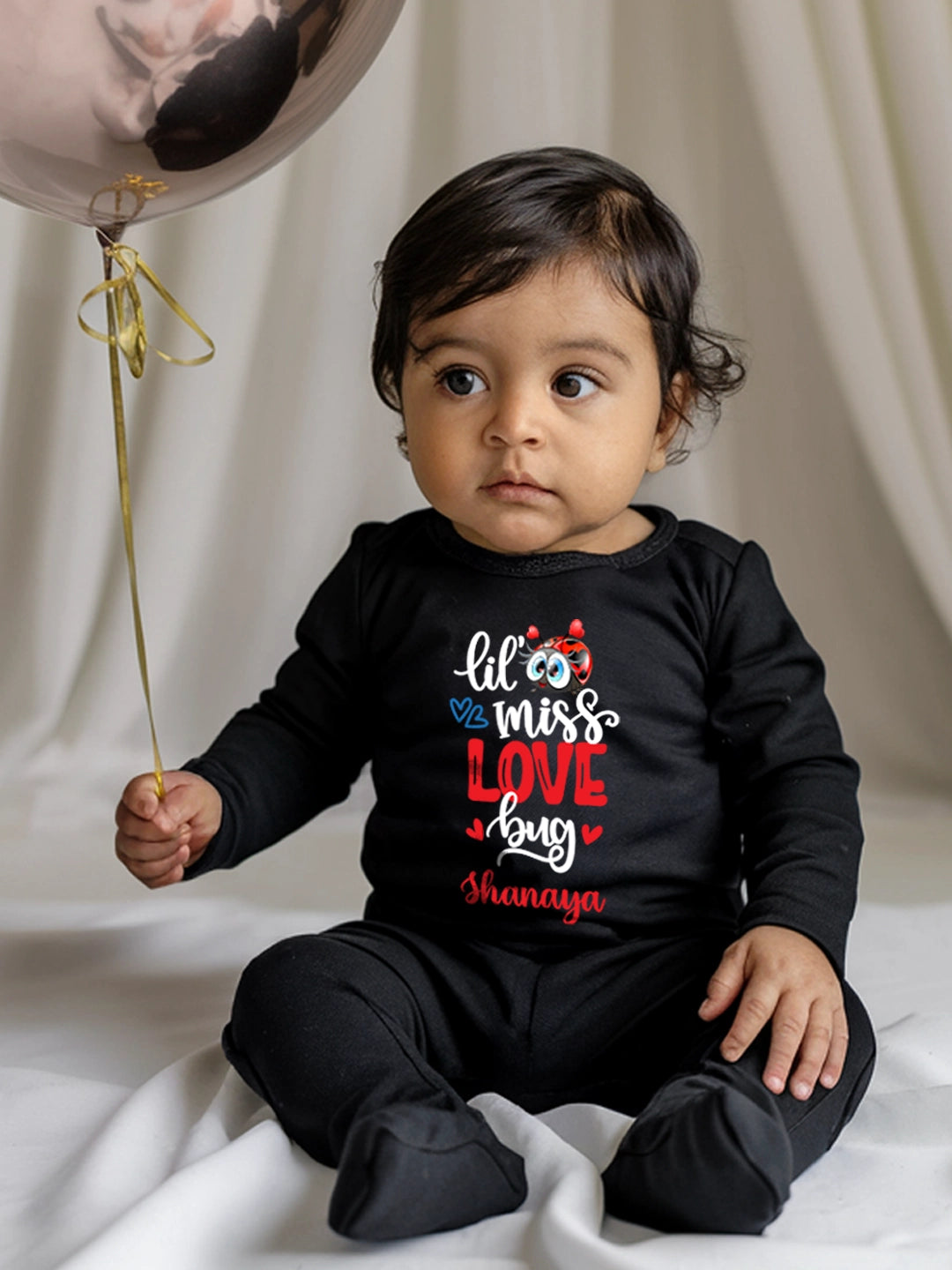 Lil Miss Love Bug Baby Romper | Onesies w/ Custom Name