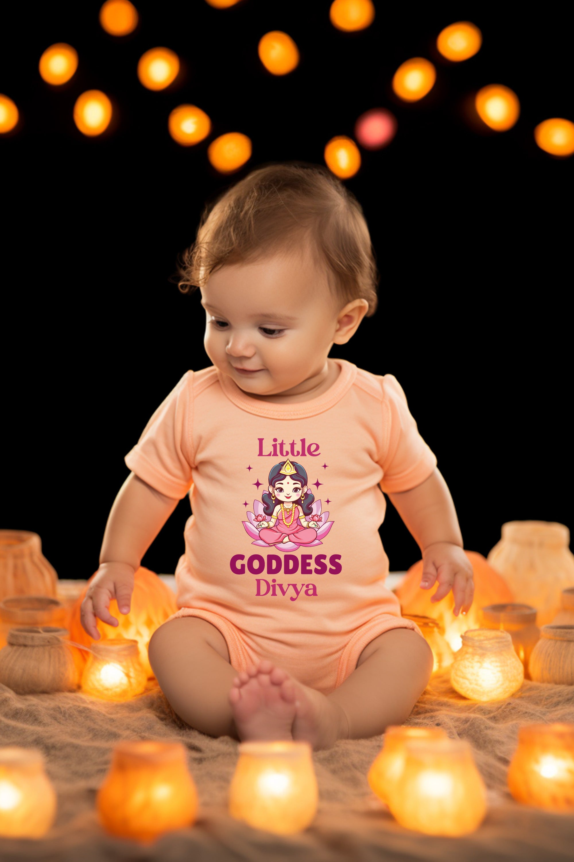 Little Goddess Baby Romper | Onesies w/ Custom Name