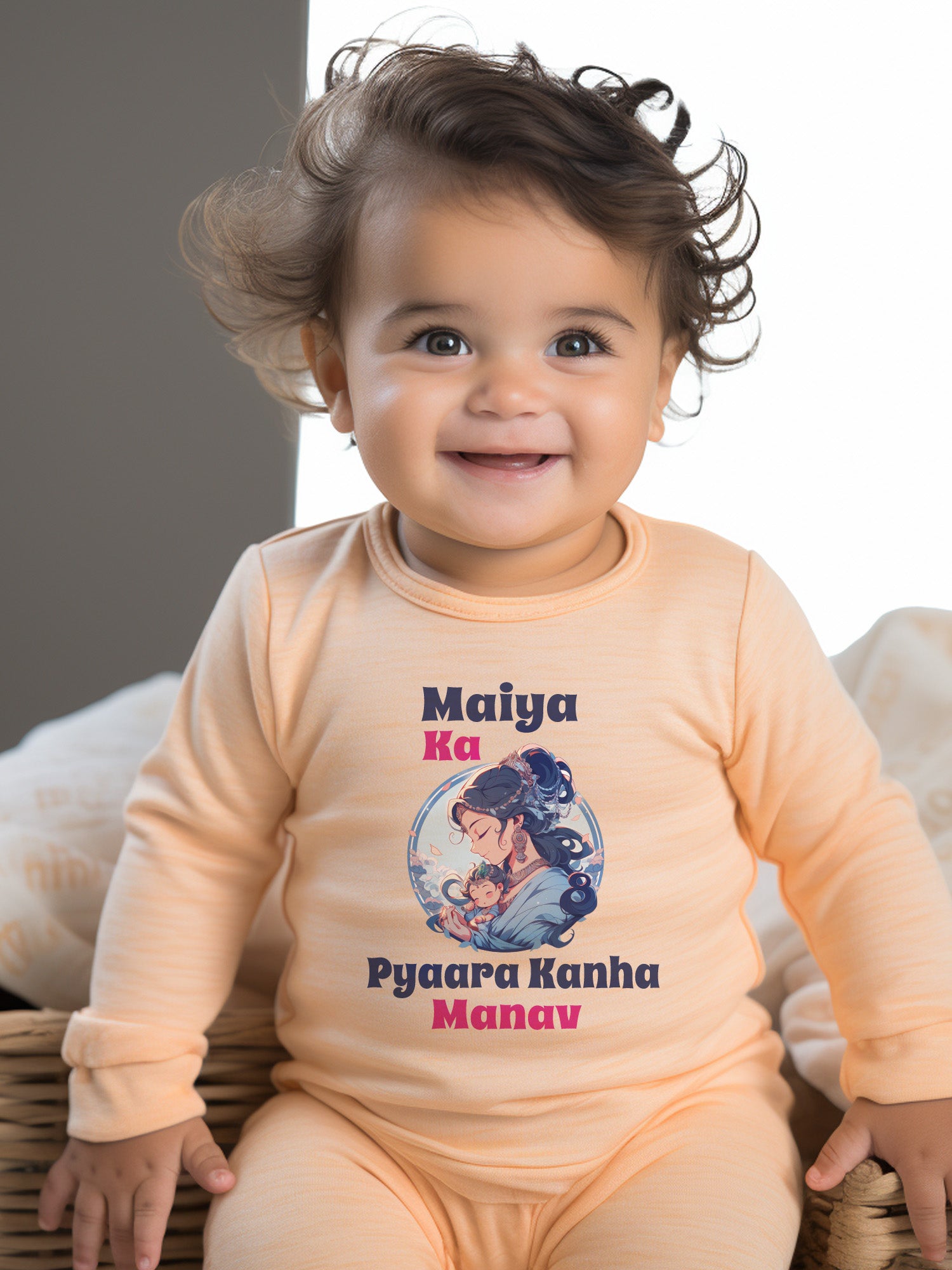 Maiya Ka Pyaara Kanha Baby Romper | Onesies w/ Custom Name