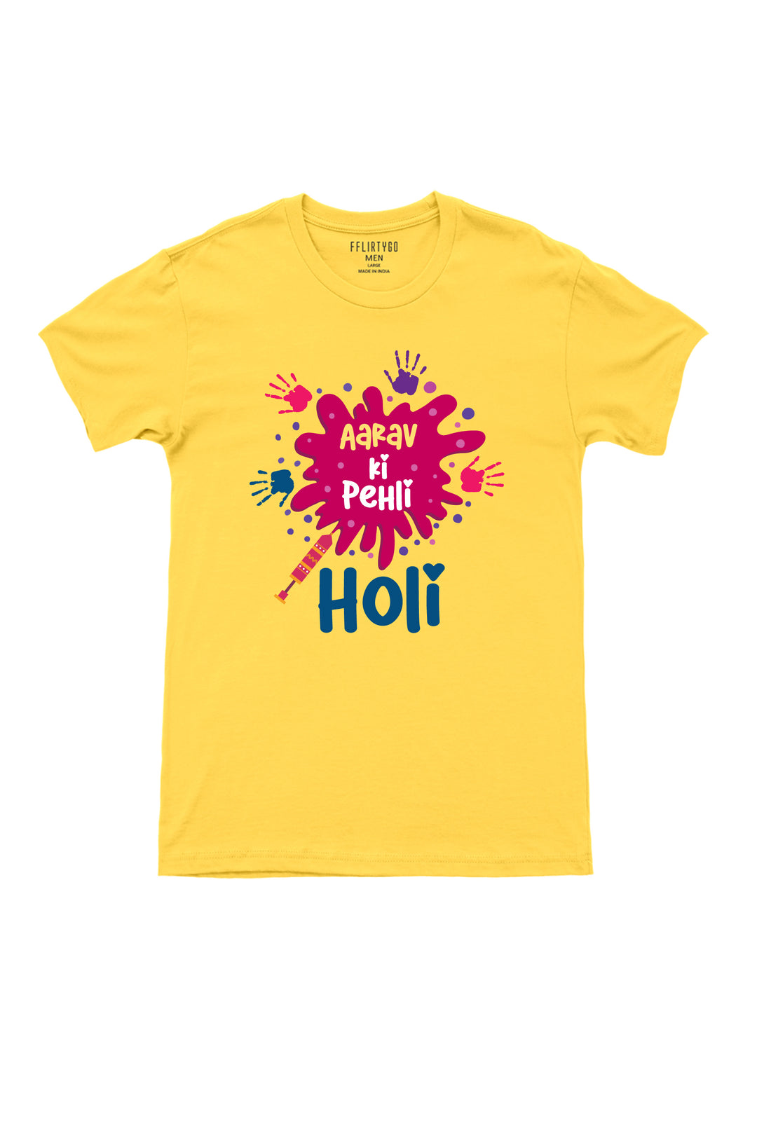 Add On Mens/Womens T-Shirt for Meri Pehli Holi w/ Custom Names