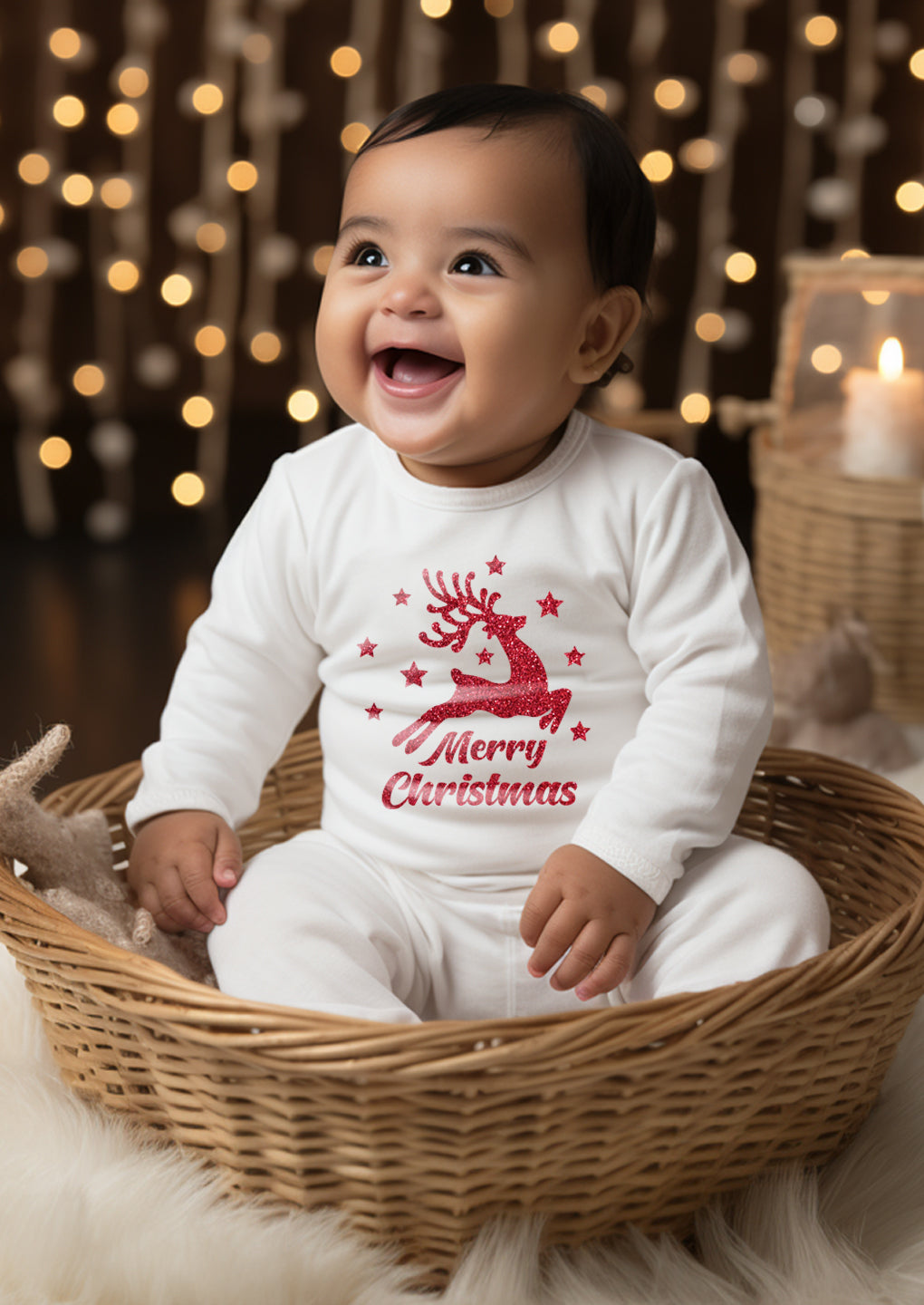 Merry Christmas gilter Baby Romper | Onesies