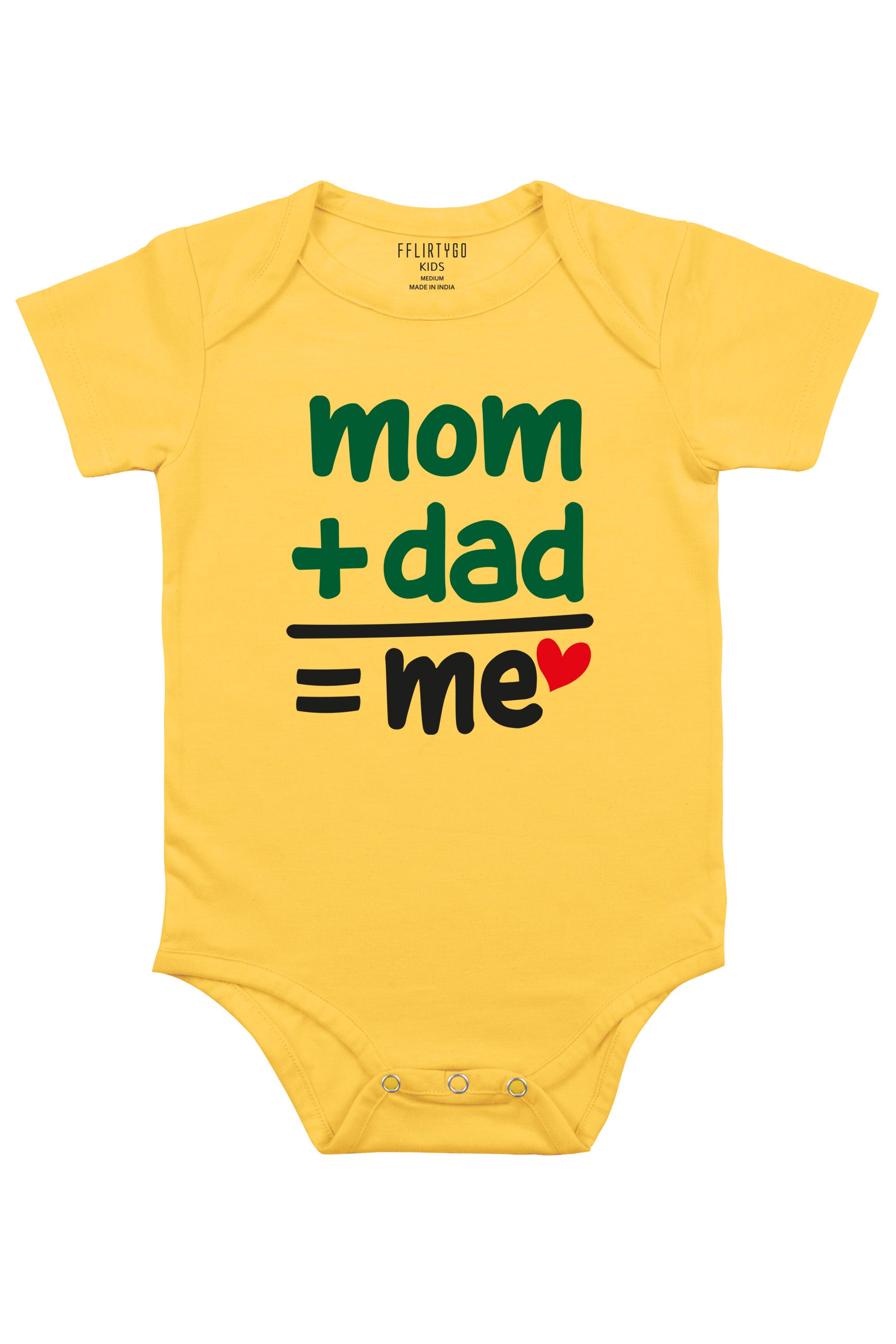 Mom and Dad Equal Me Baby Romper | Onesies