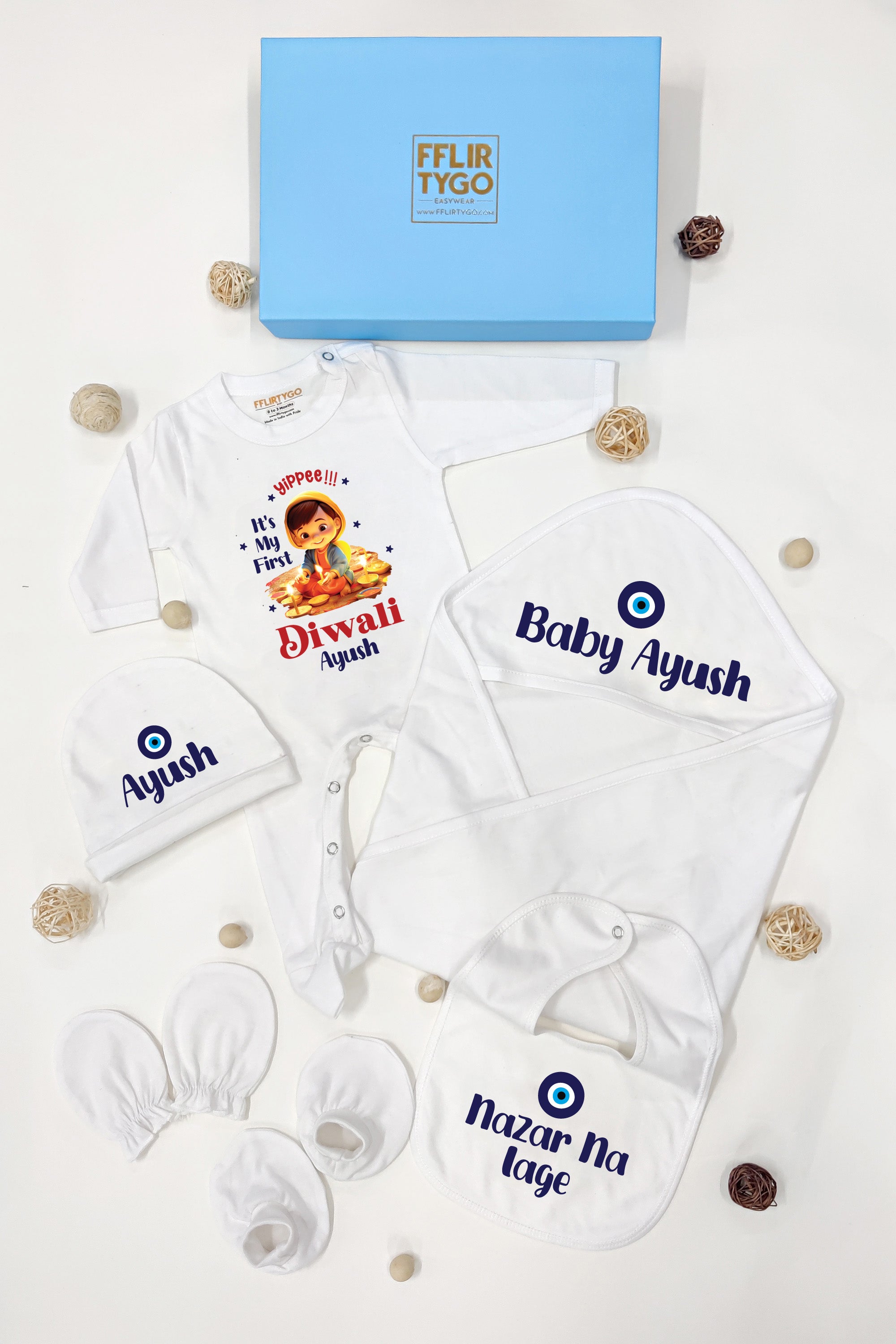 Deepavali Dapper: Little Prince's First Diwali Kit