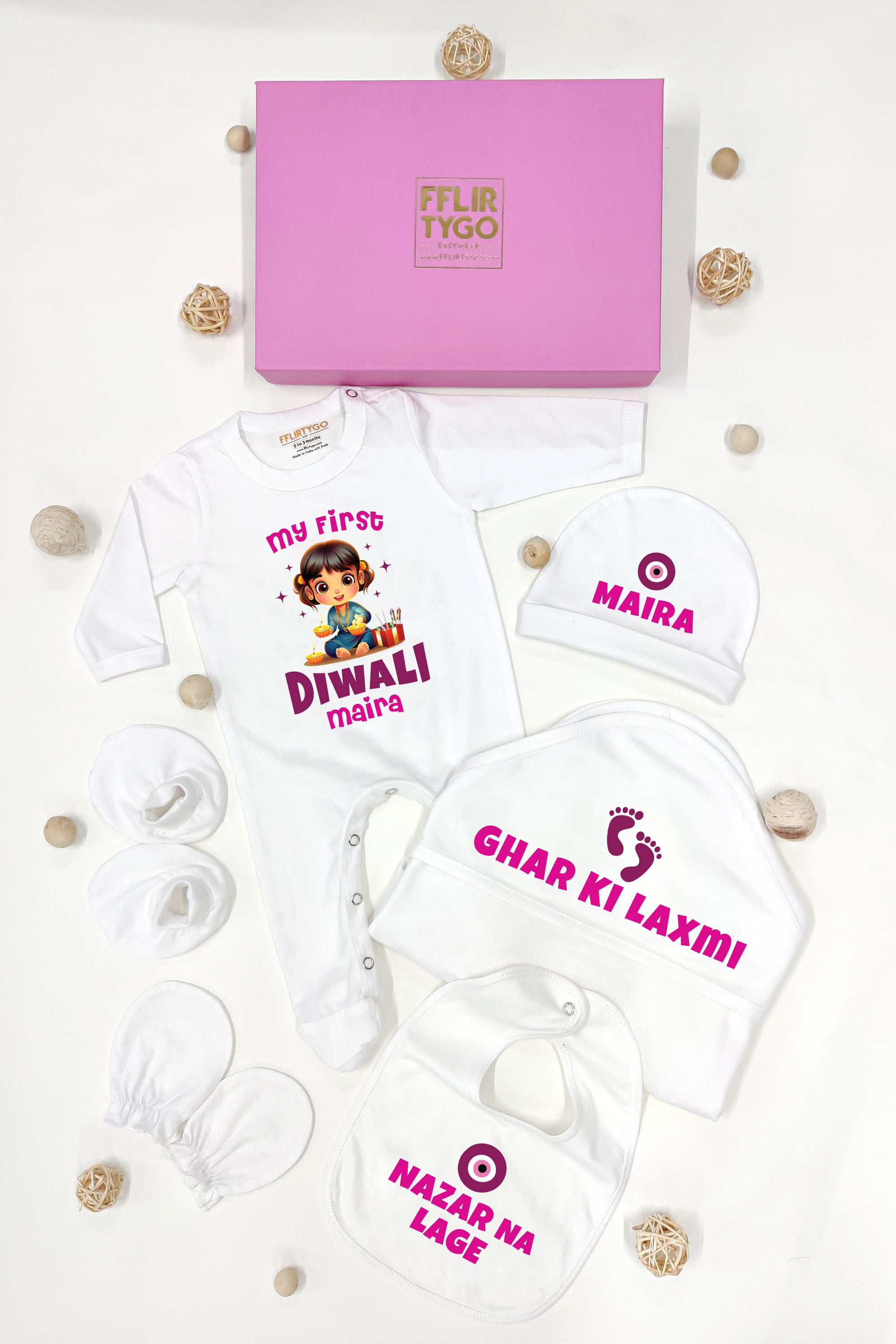 Lakshmi's Luminary: Little Princess's Diwali Debut Kit