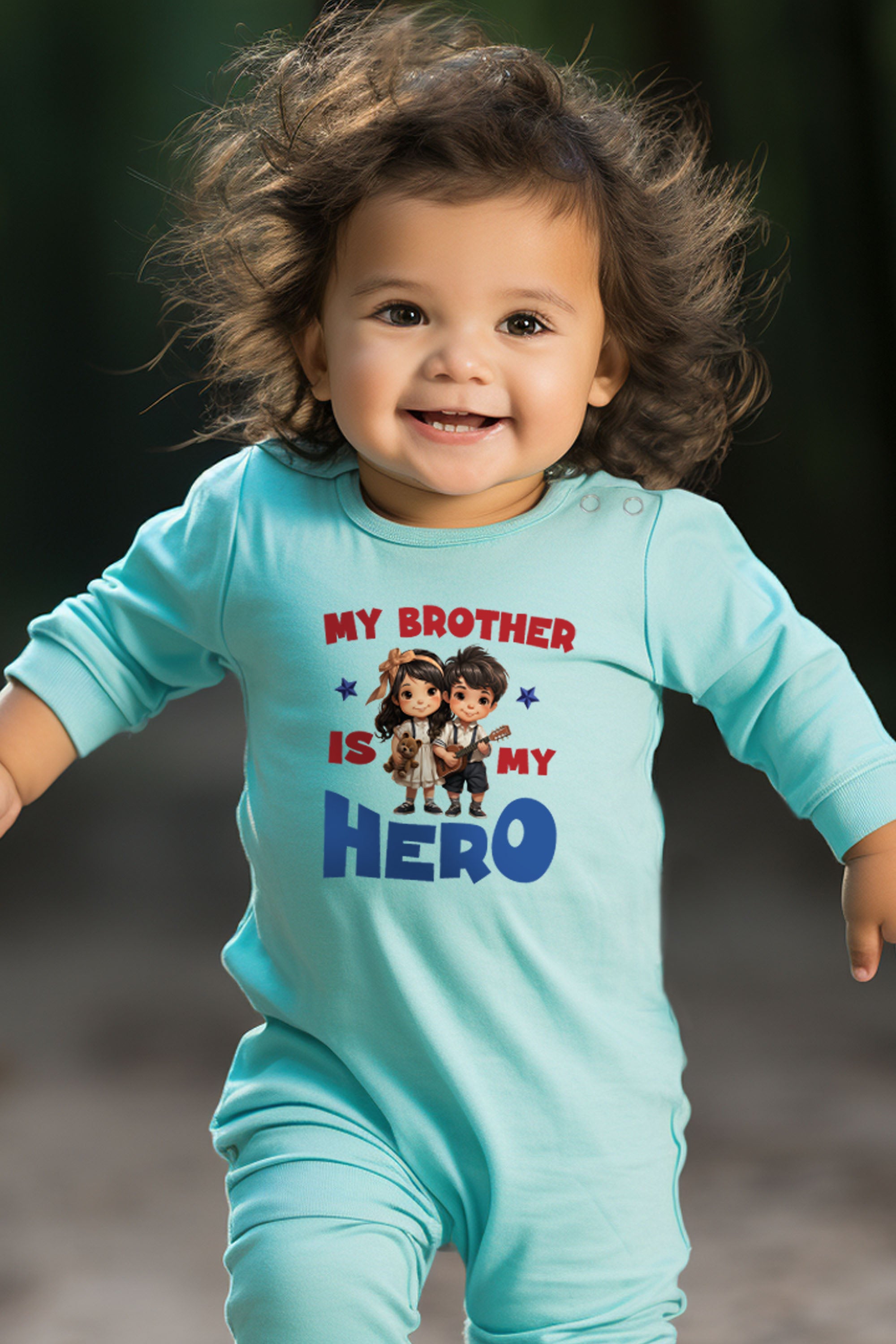 My Brother Is My Hero Baby Romper | Onesies