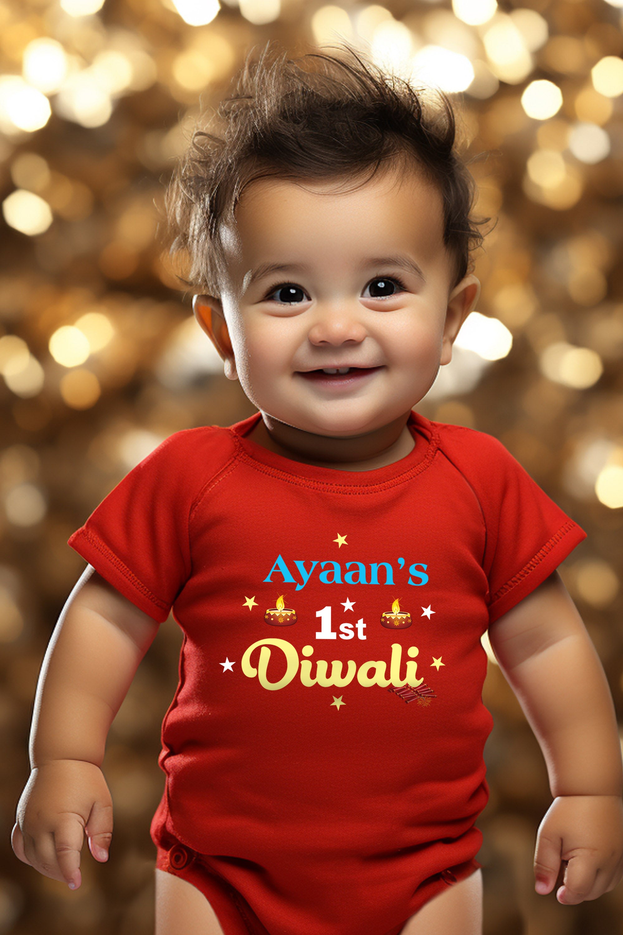 My 1st Diwali Baby Romper | Onesies w/ Custom Name