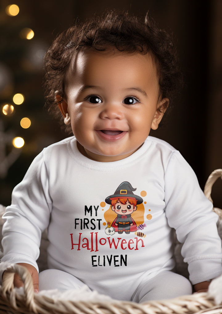 My First Halloween Baby Romper | Onesies w/ Custom Name