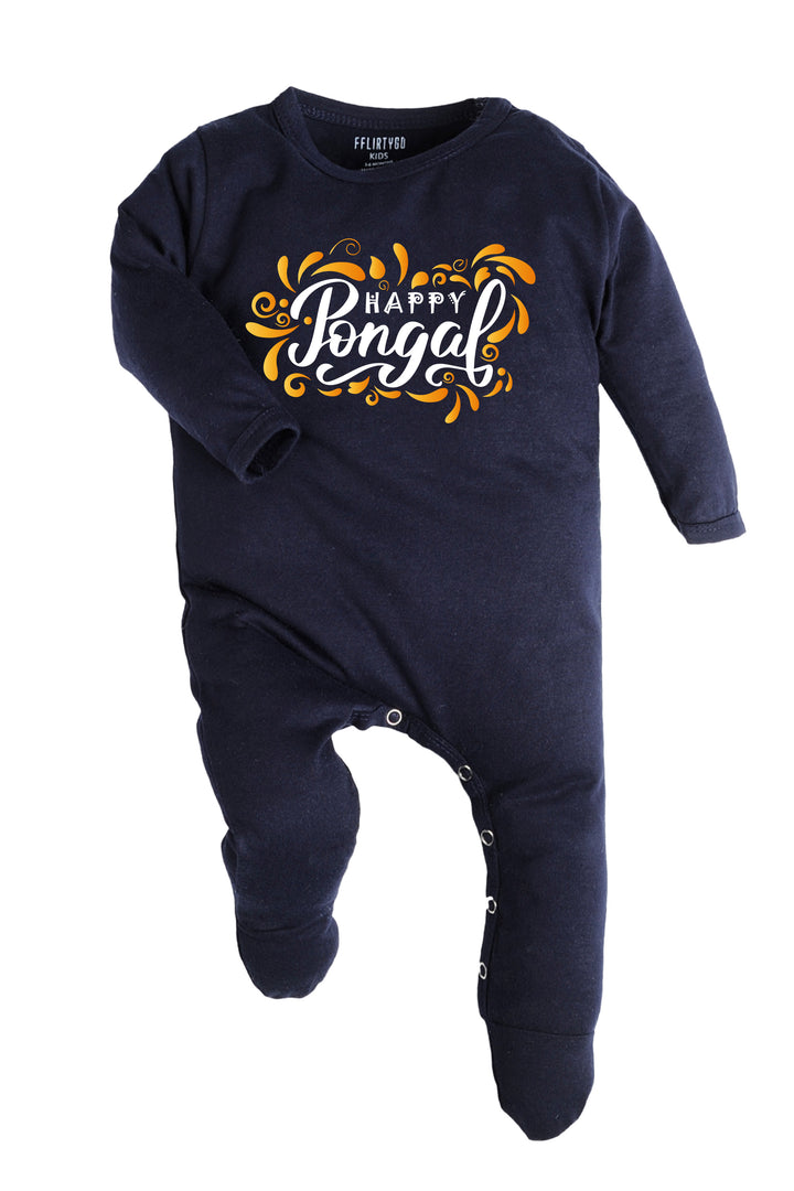 Happy Pongal Splash Baby Romper | Onesies