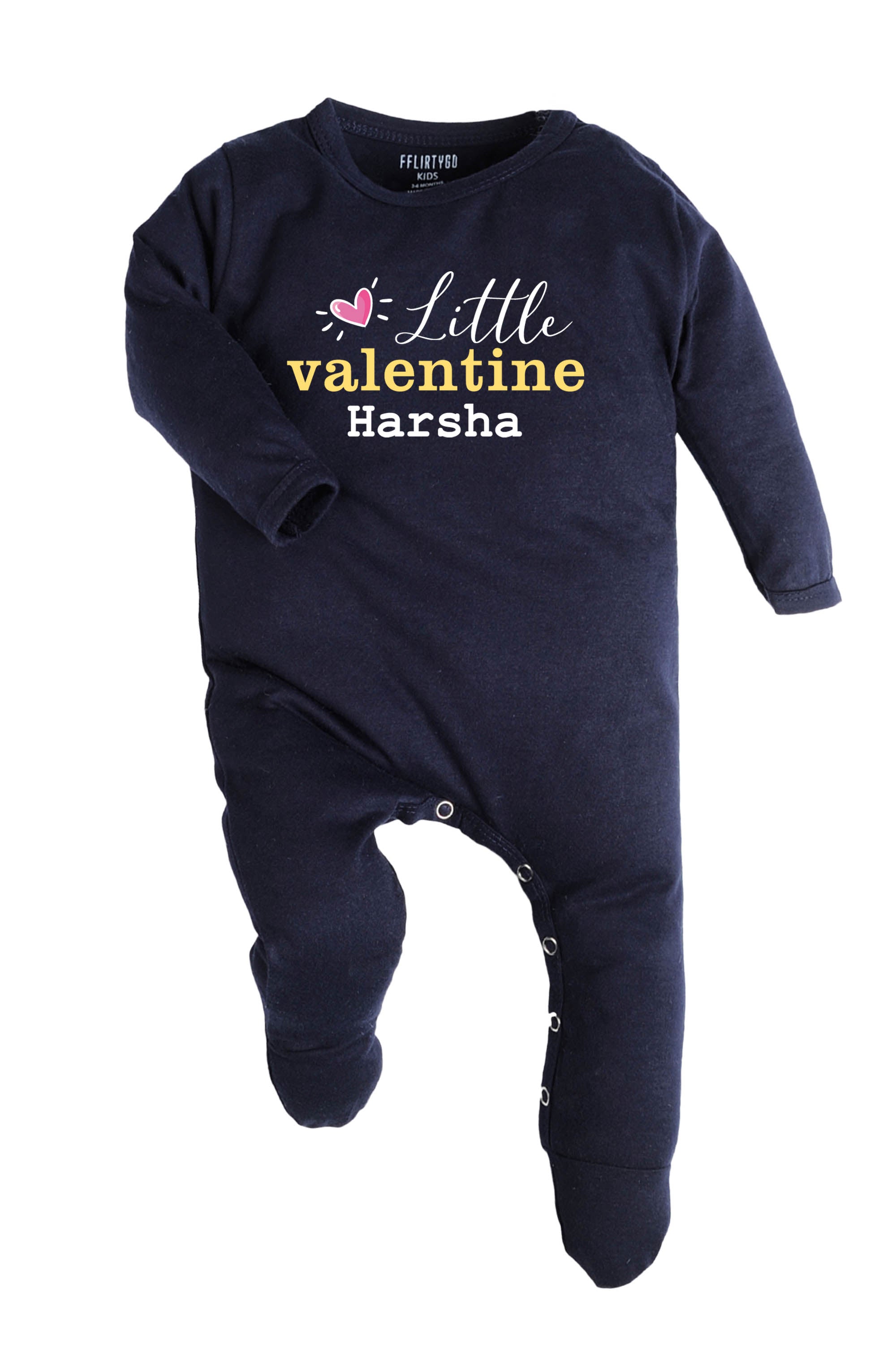 Little Valentine Baby Romper | Onesies w/ Custom Name