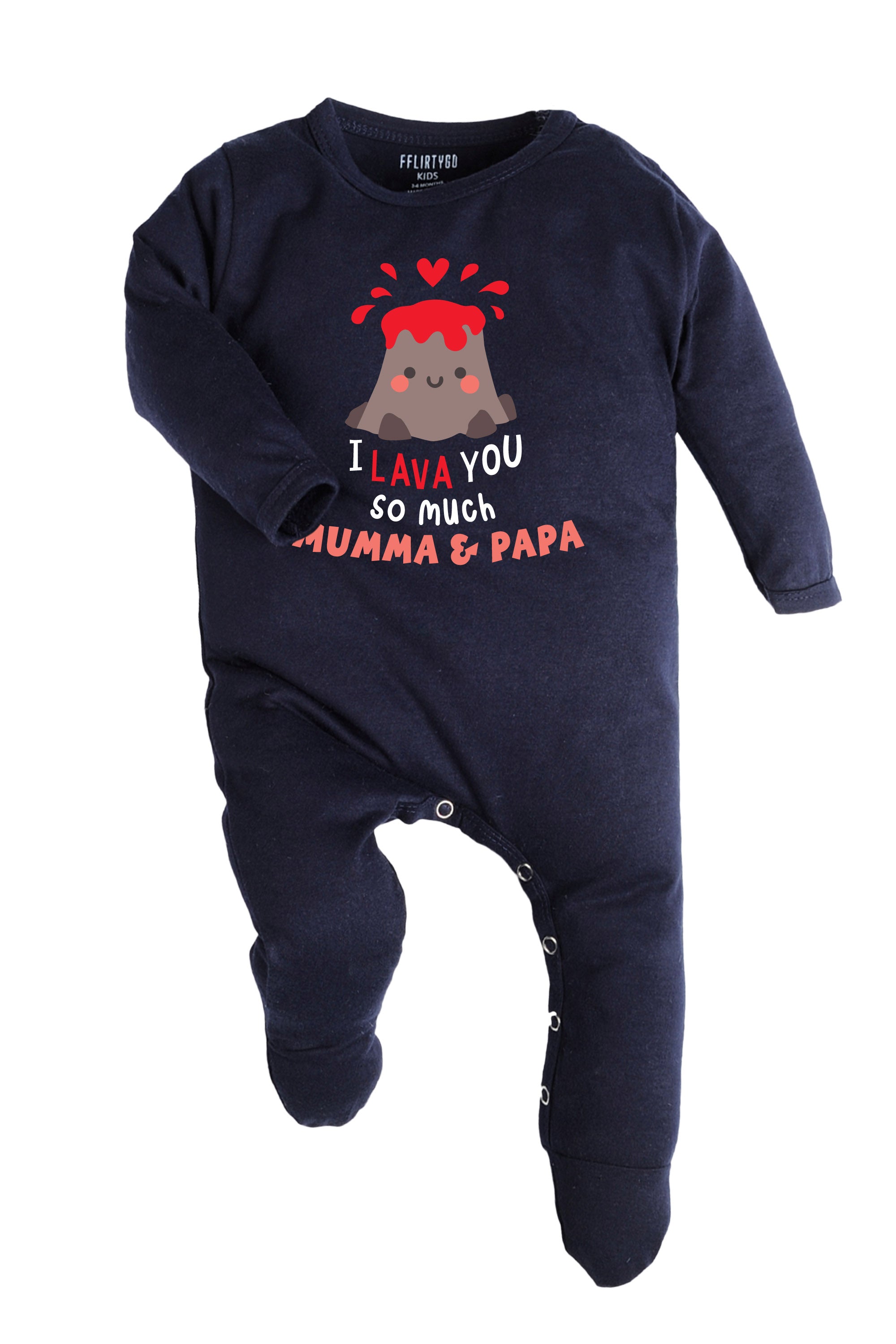 I Lava You So Much Baby Romper | Onesies