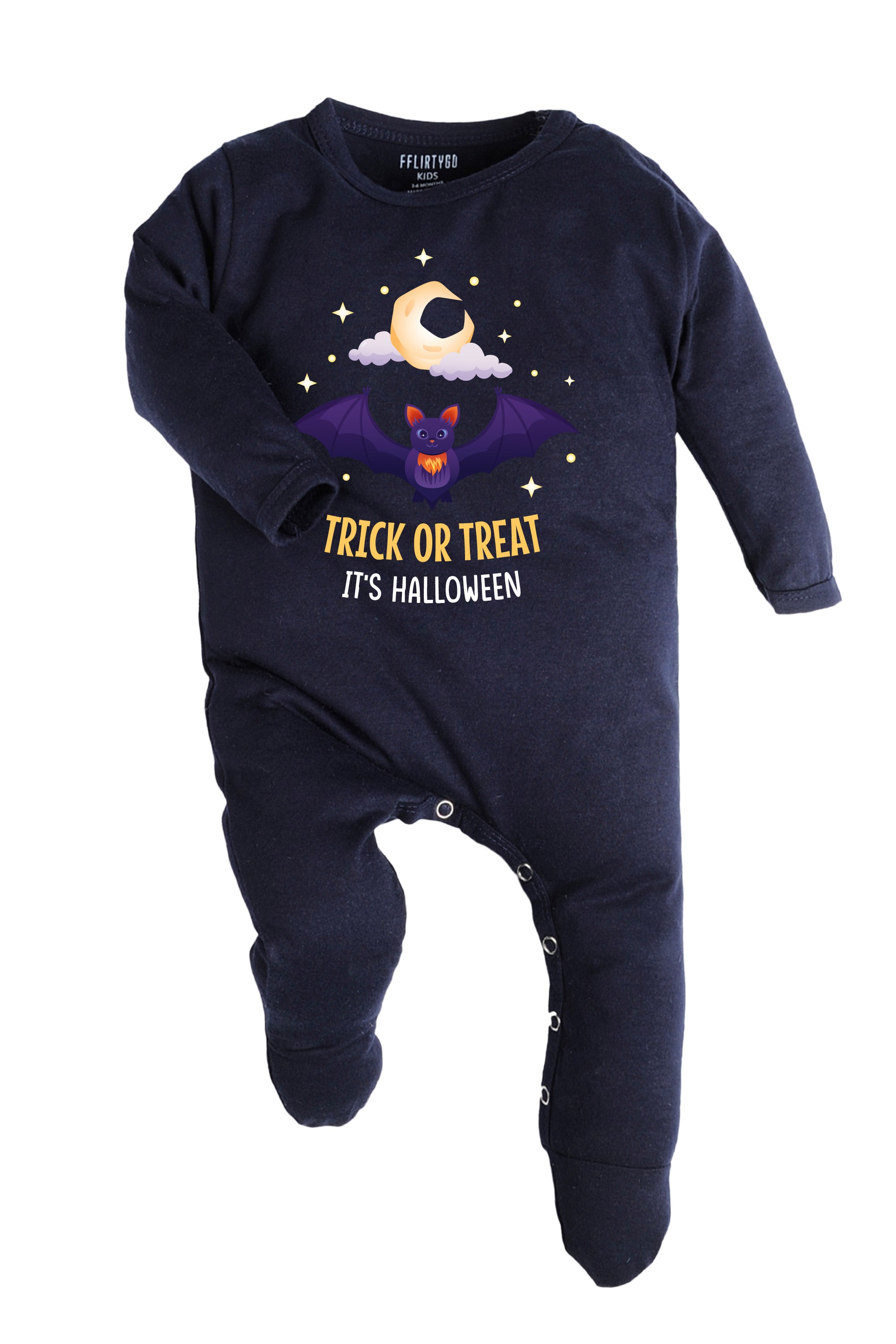 Trick Or Treat It's Halloween Baby Romper | Onesies