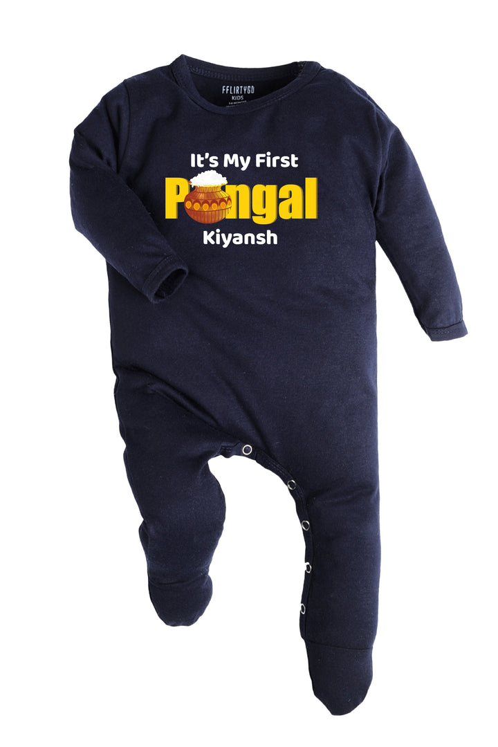 It is my first pongal Baby Romper | Onesies w/ Custom Name