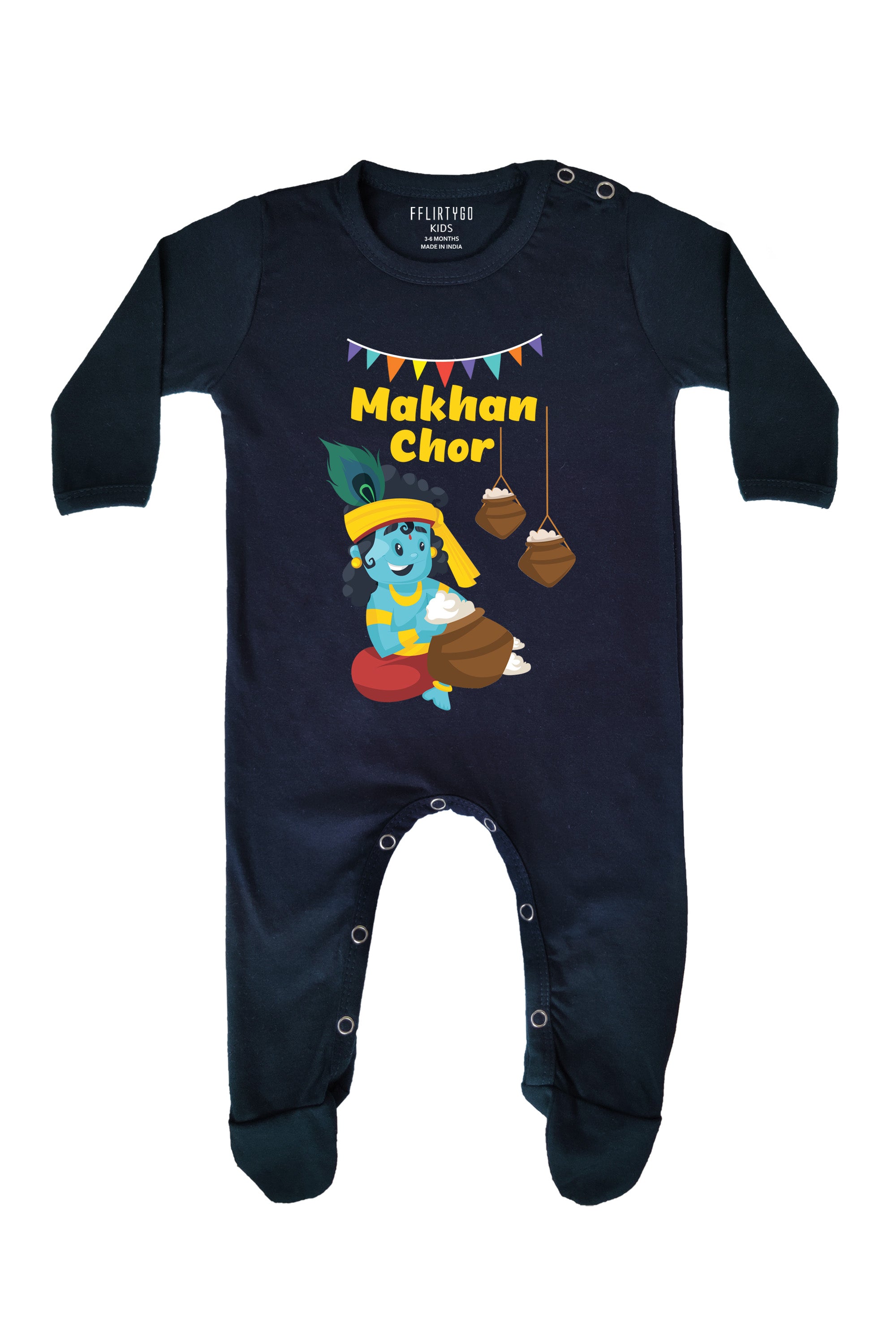 Makhan chor Baby Romper | Onesies