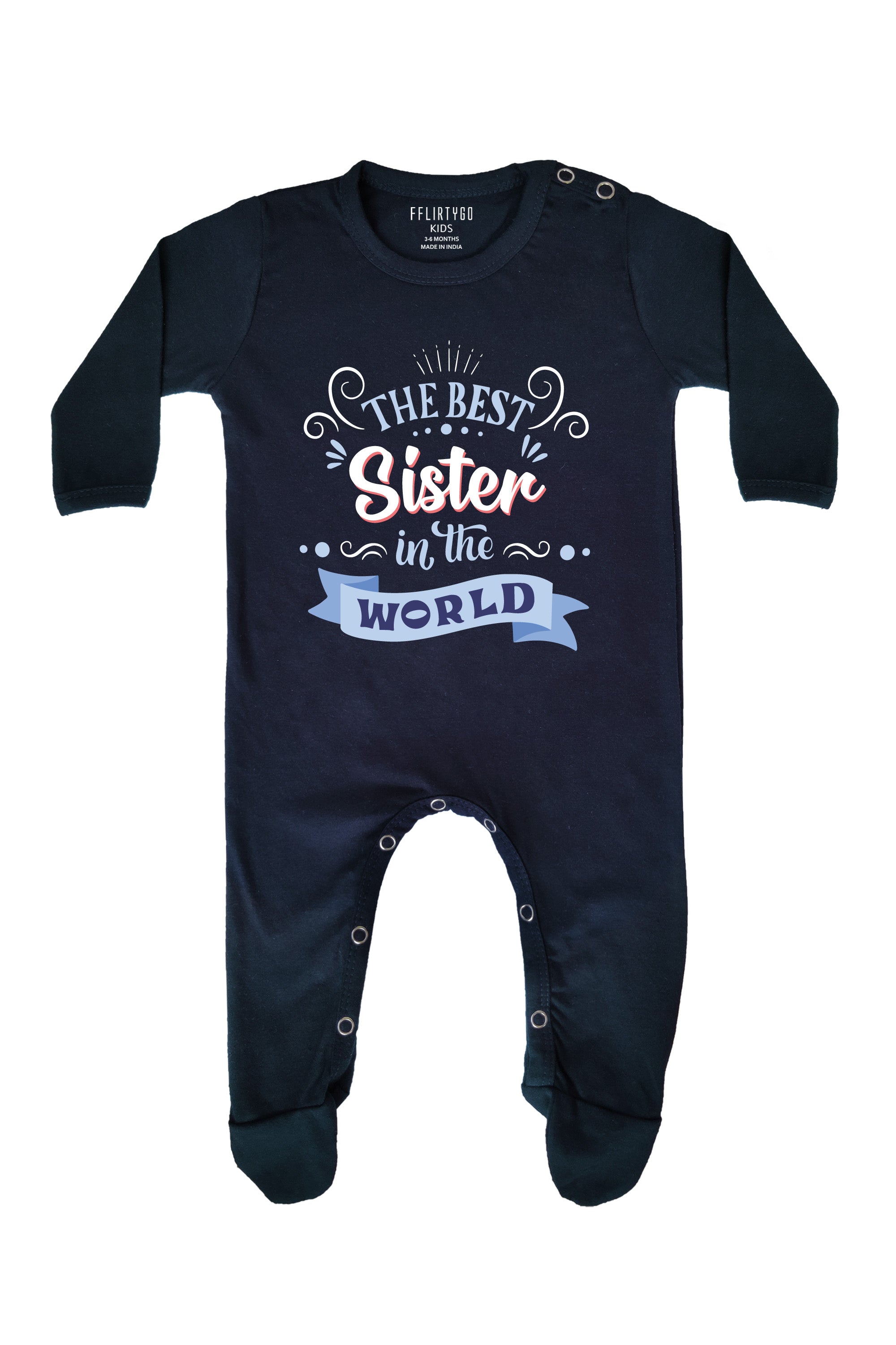 The Best Sister In The World Baby Romper | Onesies