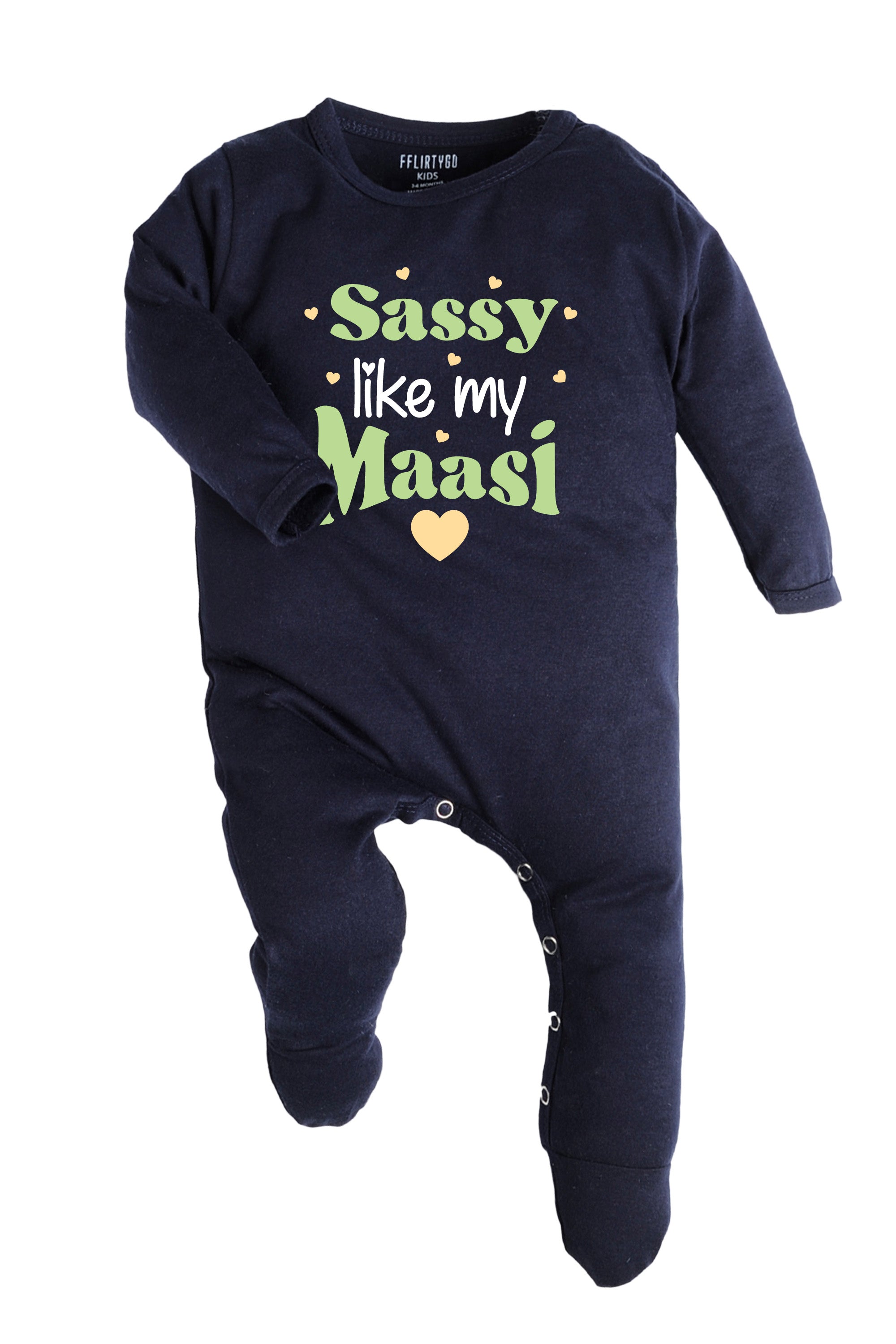 Sassy Like My Maasi Baby Romper | Onesies