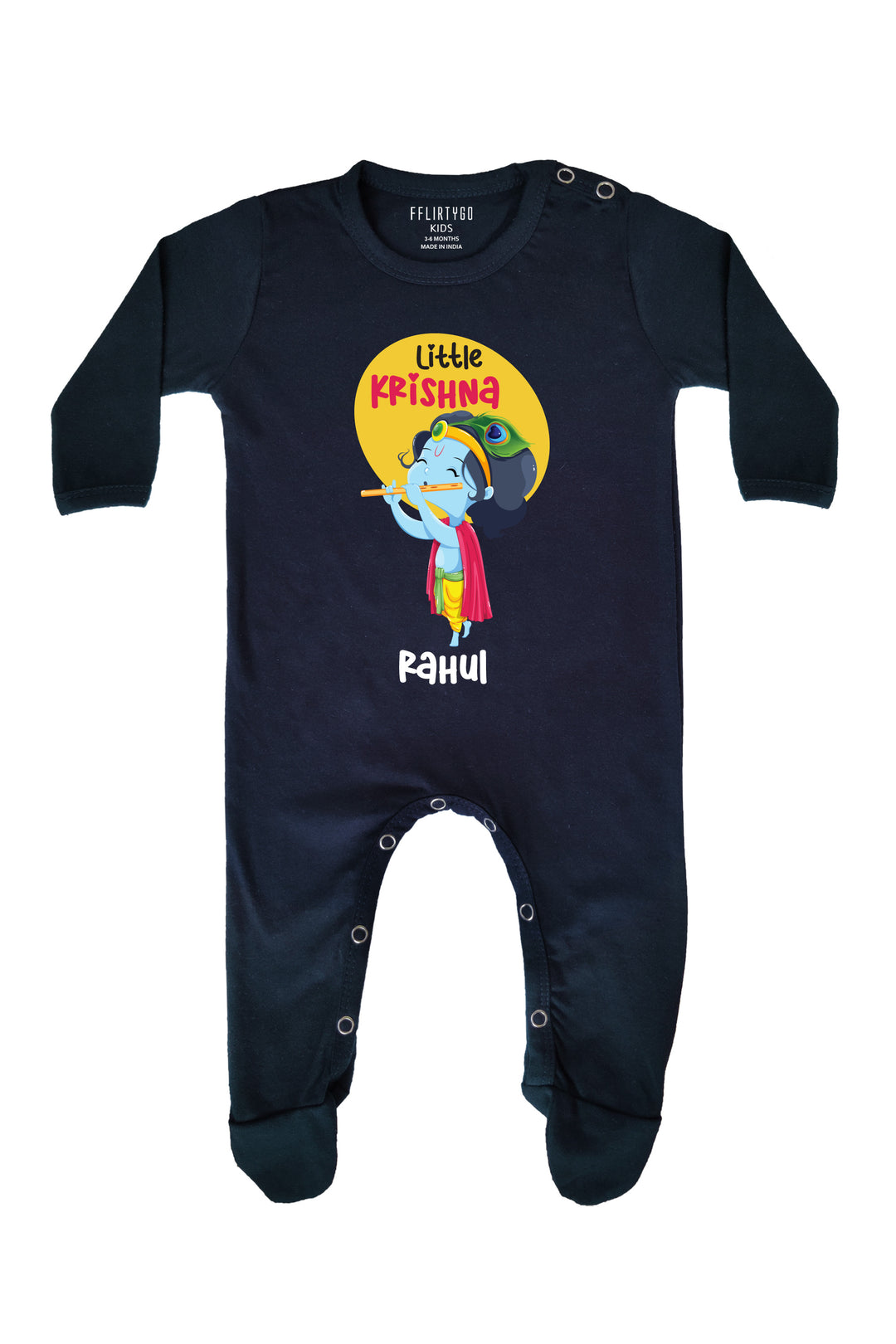 Little Krishna Baby Romper | Onesies w/ Custom Name