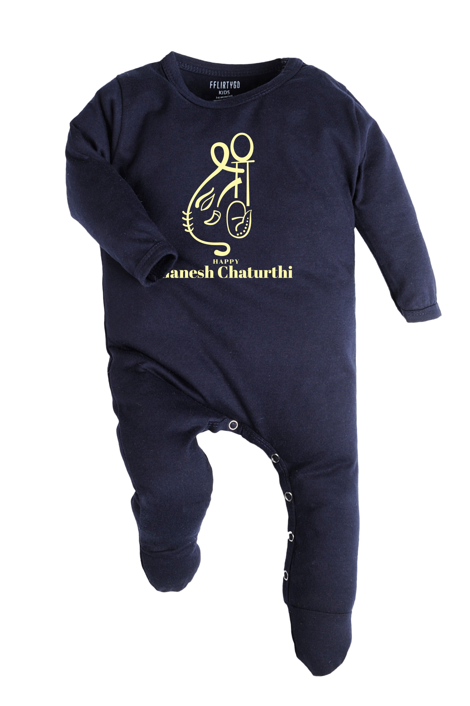 Happy Ganesh Chaturthi Baby Romper | Onesies