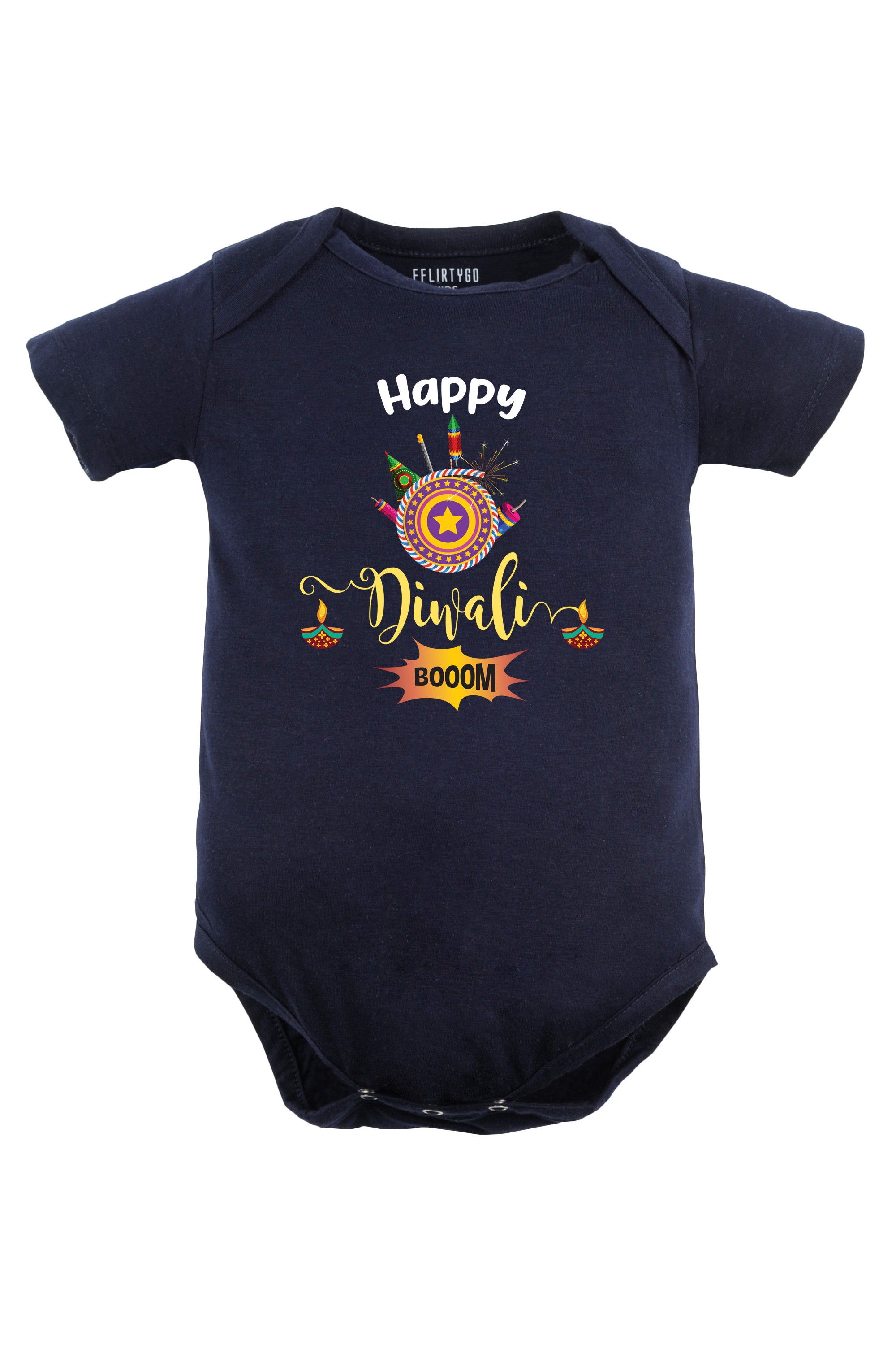 Happy Diwali Booom Baby Romper | Onesies