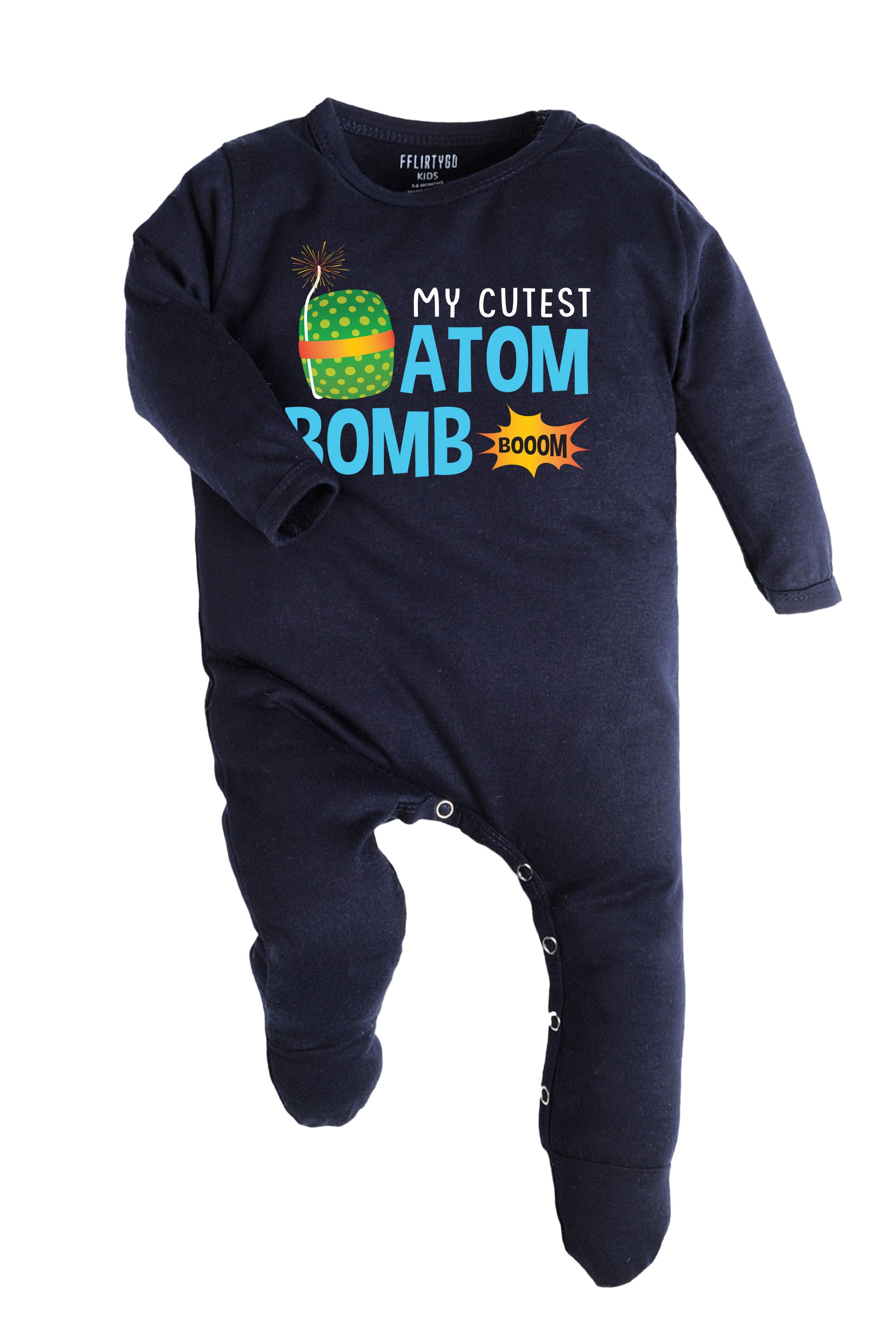 My Cutest Atom Bomb Baby Romper | Onesies