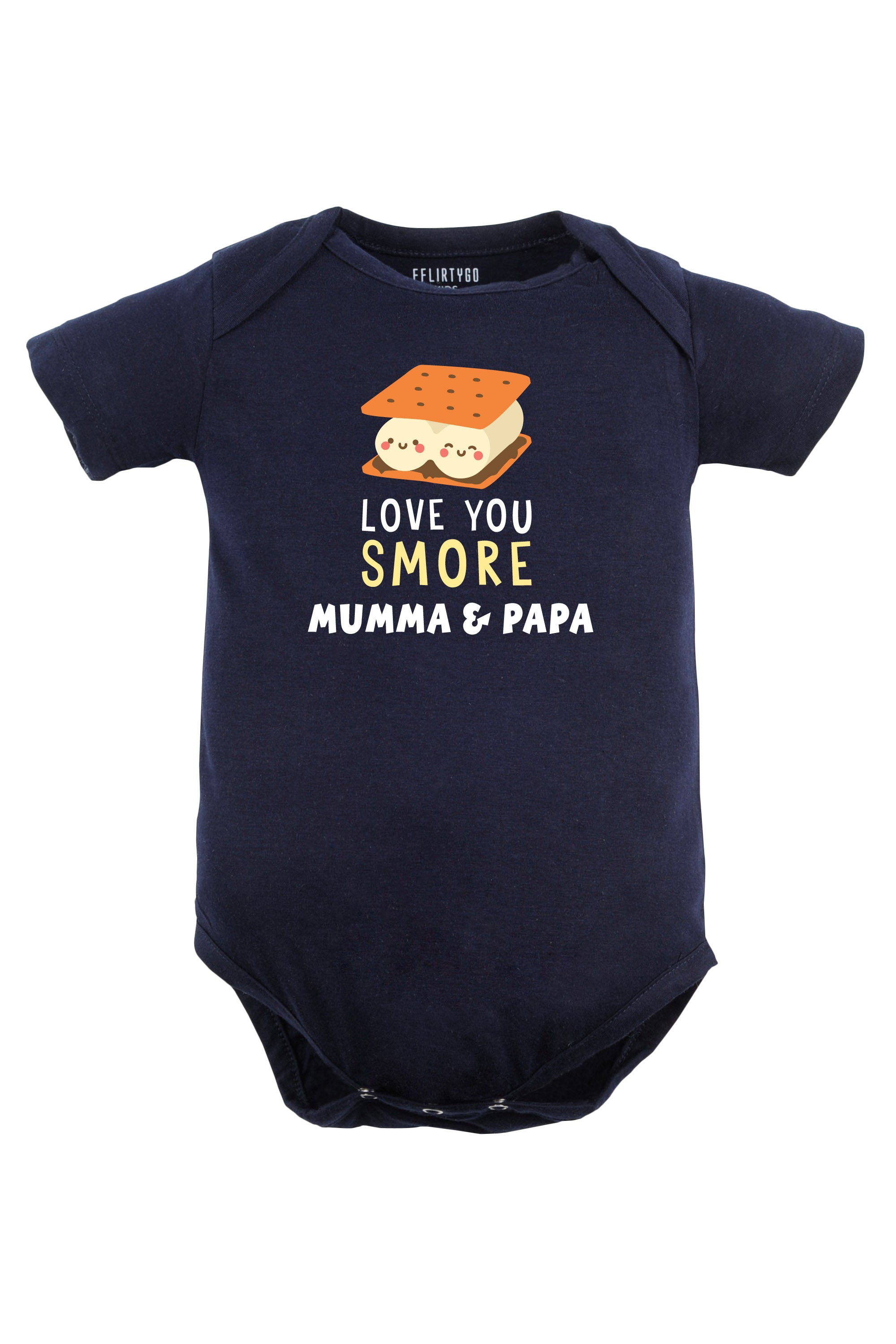 Love You Smore Mumma & Papa Baby Romper | Onesies