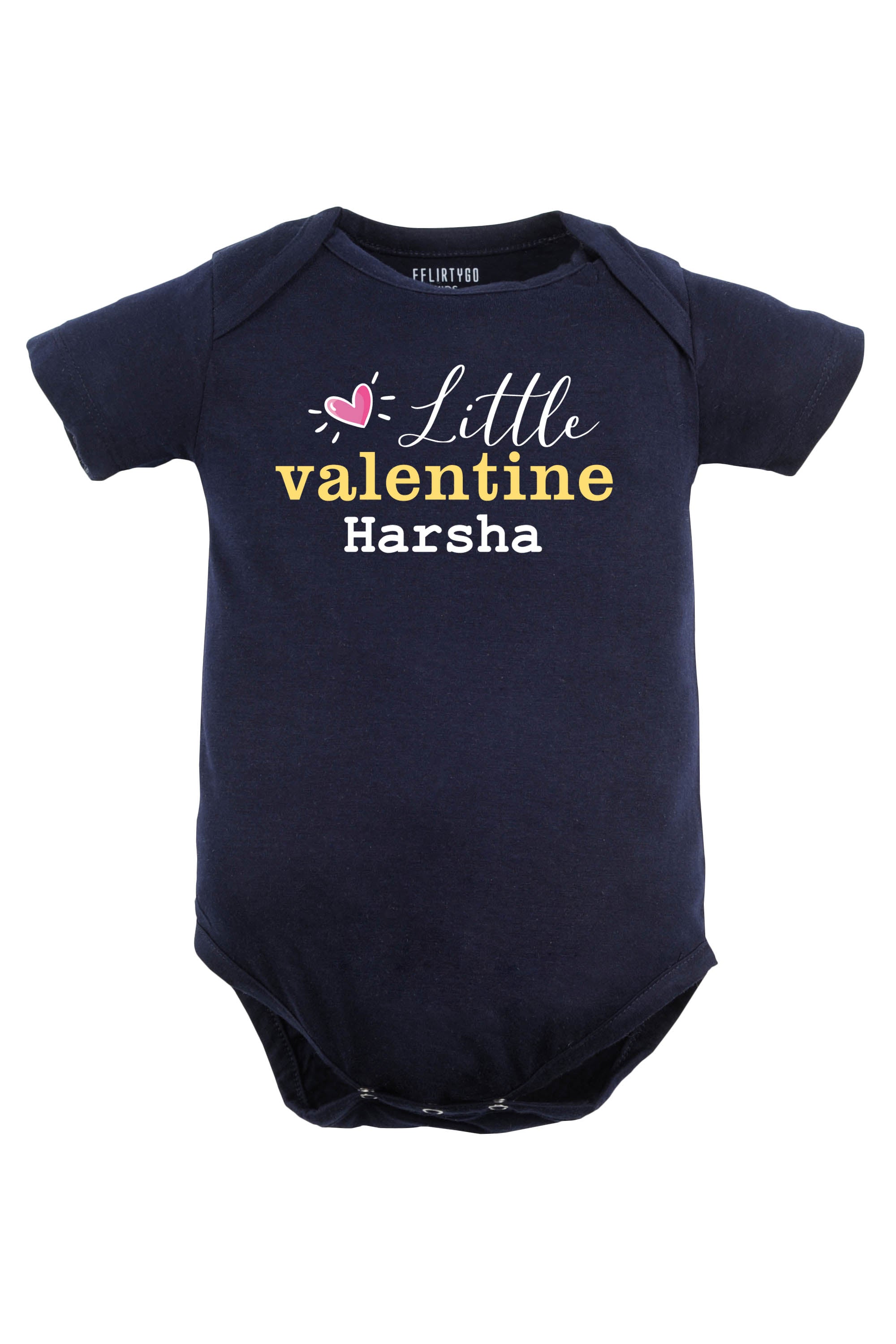 Little Valentine Baby Romper | Onesies w/ Custom Name